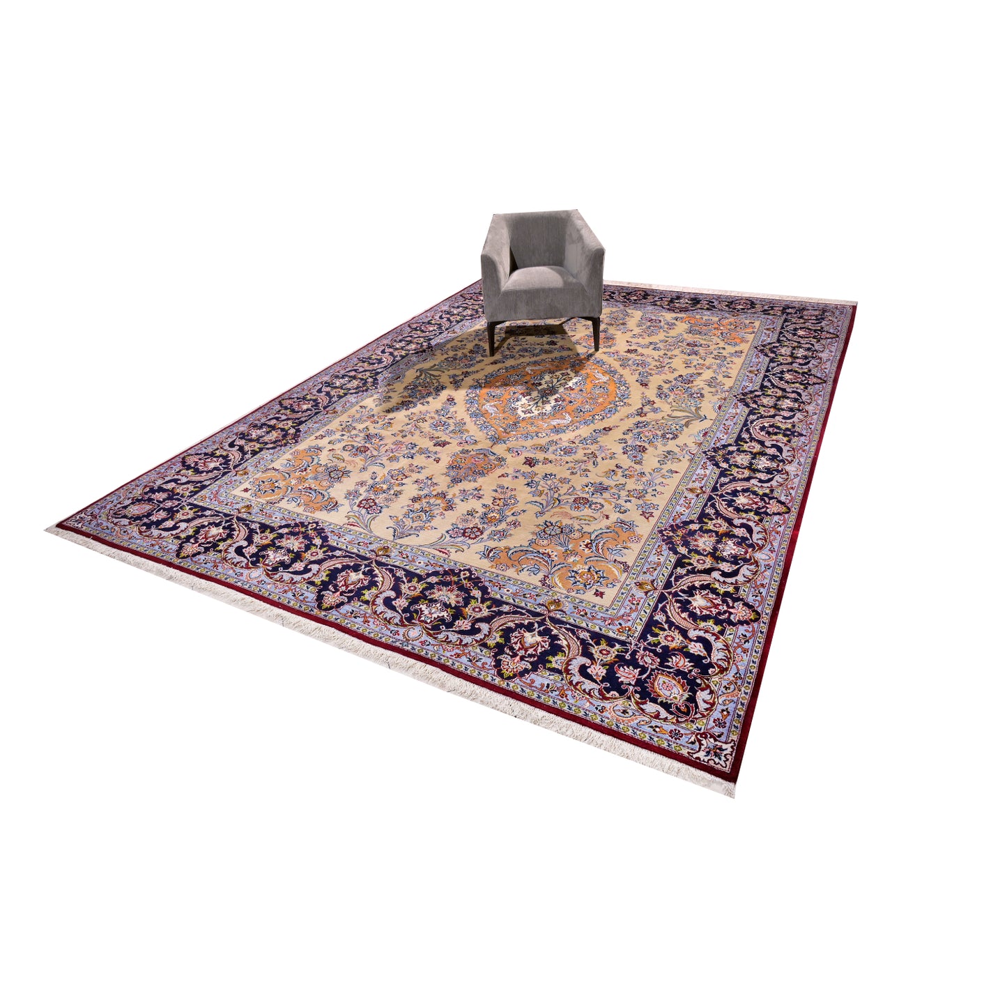 Tappeto Kashan 410 X 304 Cm