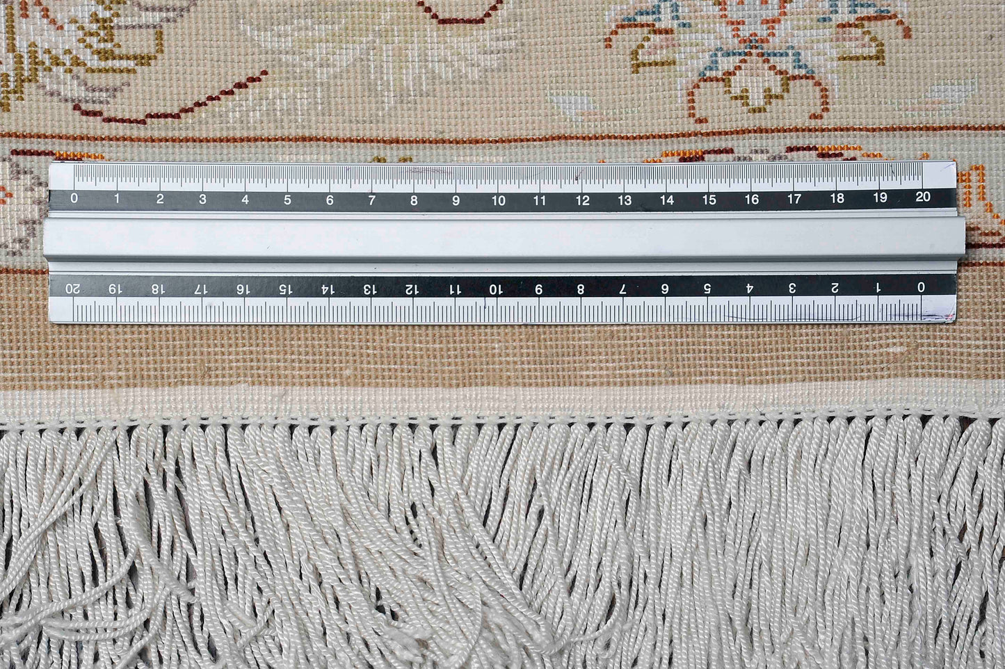 Tappeto Tabriz 50 Raj Trama Seta 146 x 102 cm