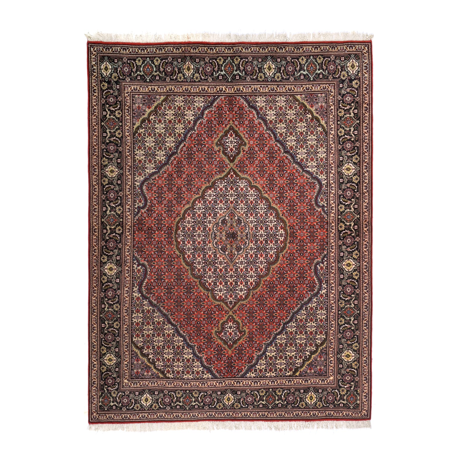 Tappeto Tabriz 40 Raj disegno Mahi 200 x 150 cm – AZ Carpet