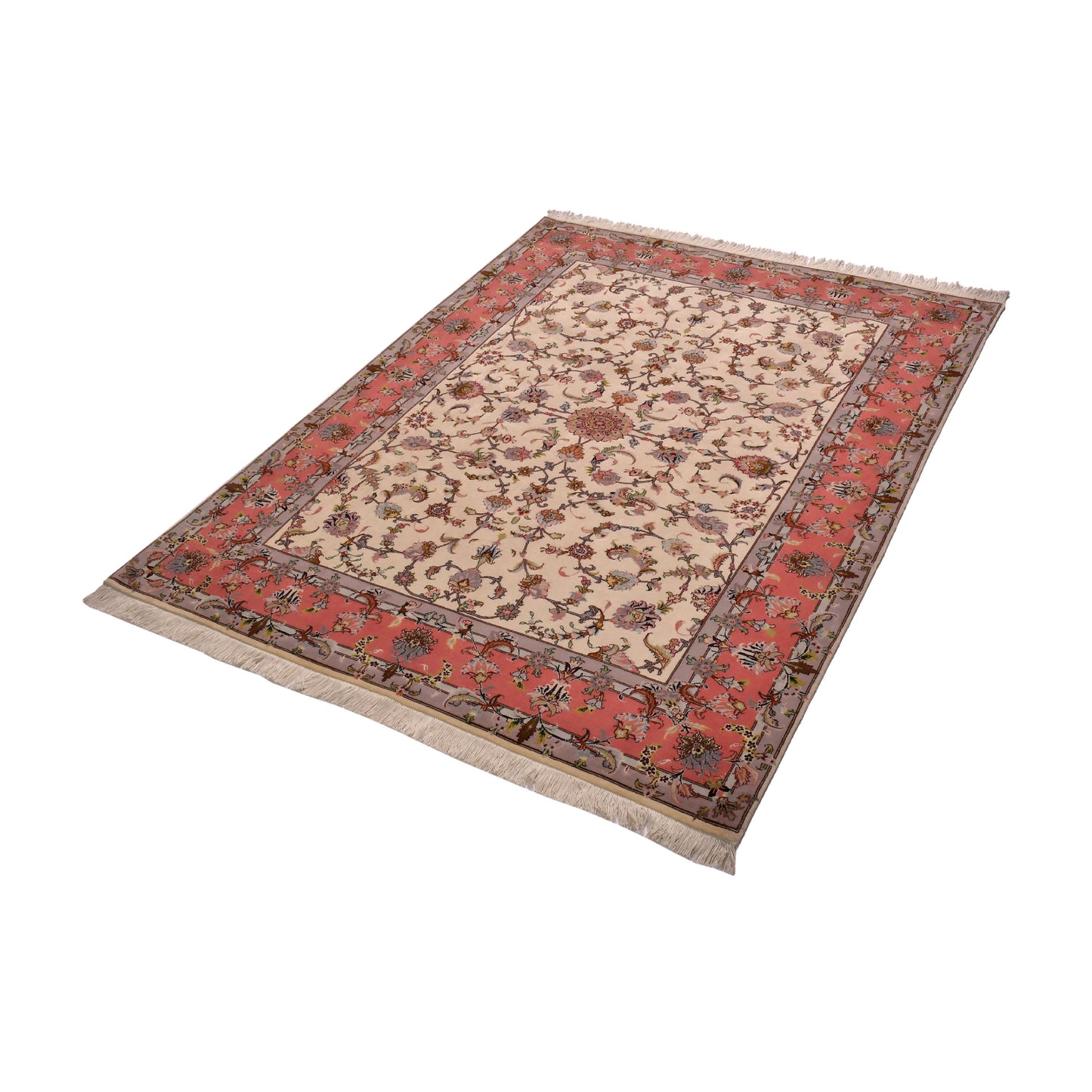 Tappeto Tabriz 50 Raj 203 X 156 cm