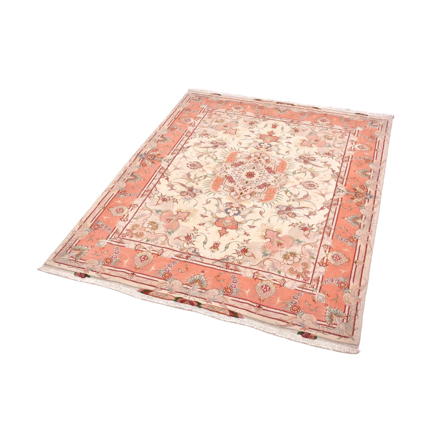 Tappeto Tabriz 50 Raj 194 X 151 cm