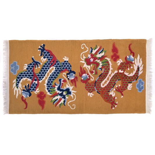 Tappeto Drago Tibetano Vintage 167 x 90 cm