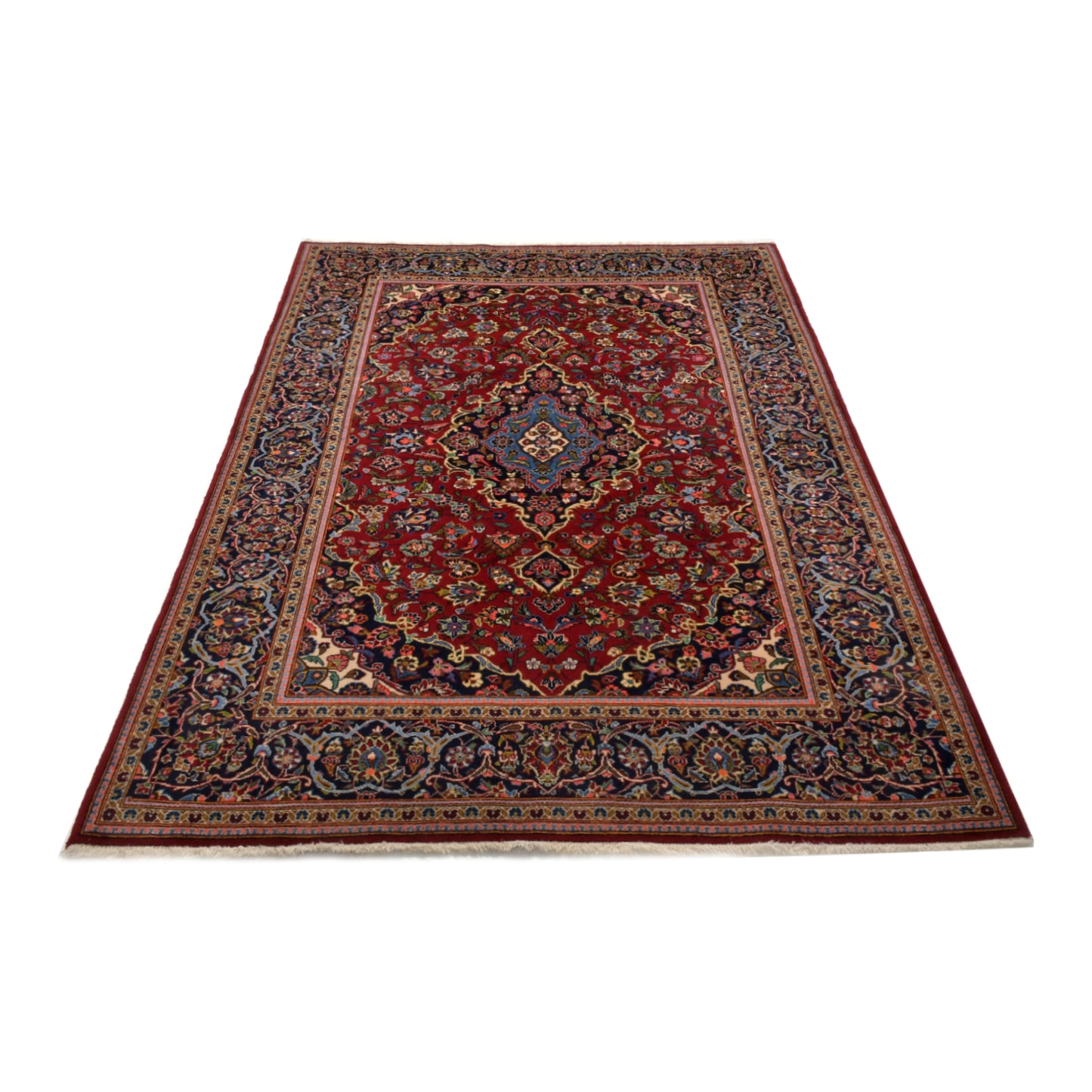 Tappeto Kashan Vecchio 208 X 138 Cm