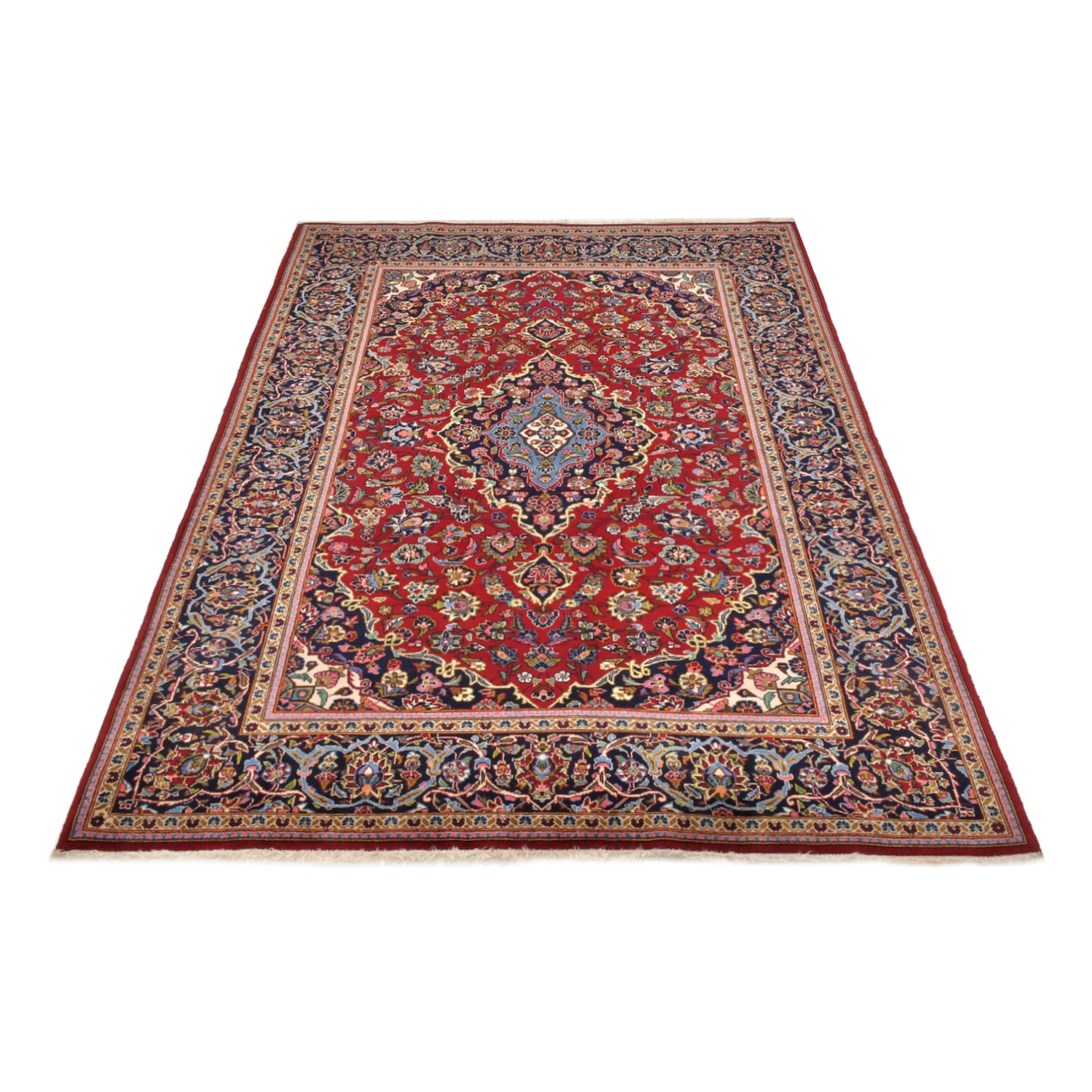 Tappeto Kashan Vecchio 208 X 138 Cm