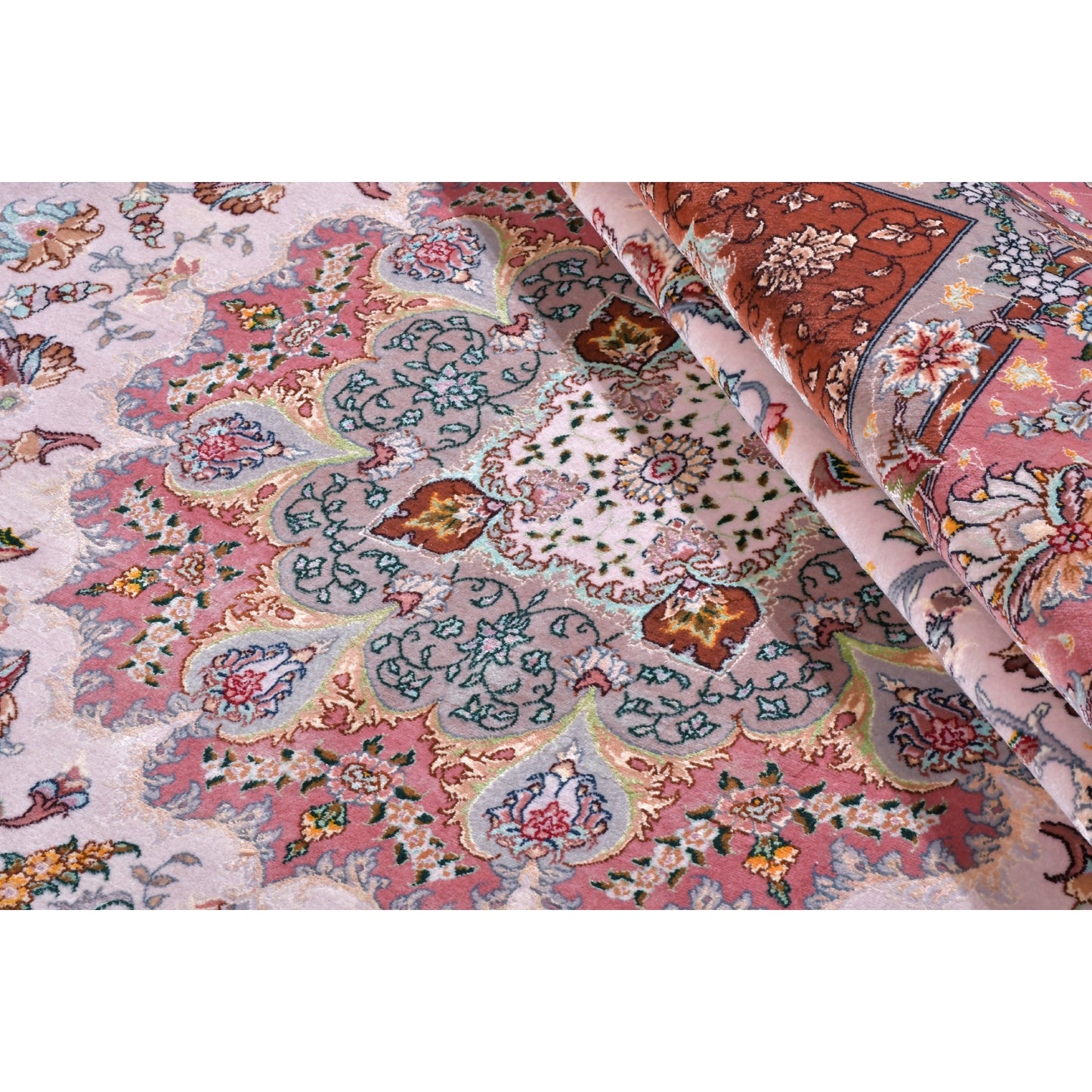 Tappeto Tabriz 60 trama seta 255 X 202 cm