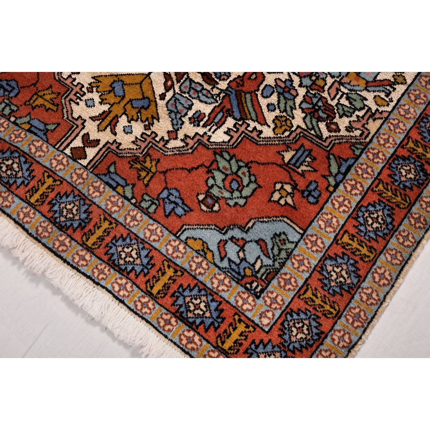 Tappeto Ardebil fondo Seta 158 x 98 cm Patina Tappeto Ardebil fondo Seta 158 x 98 cm Patina