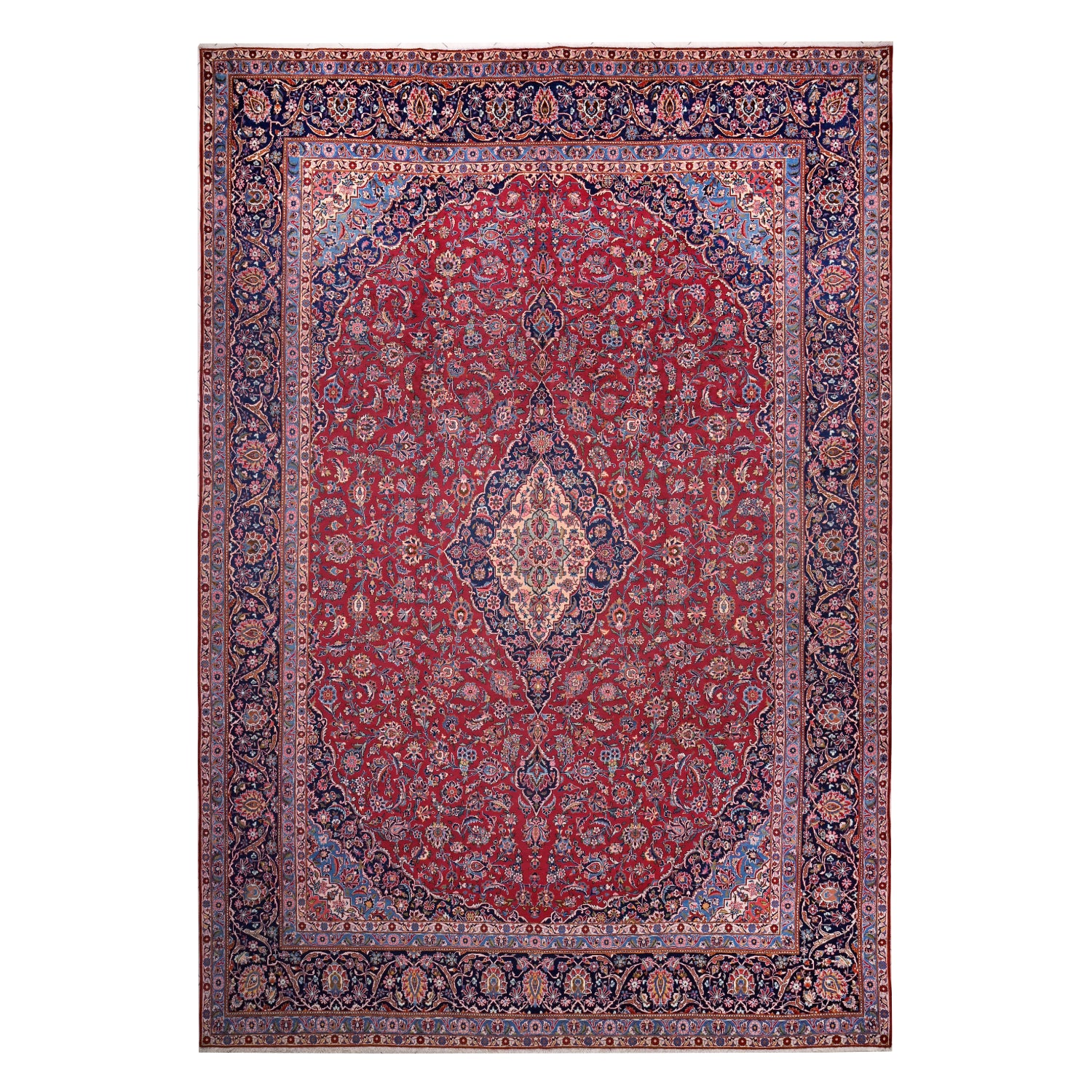 Tappeto Kashan Fine 463 x 327 Cm