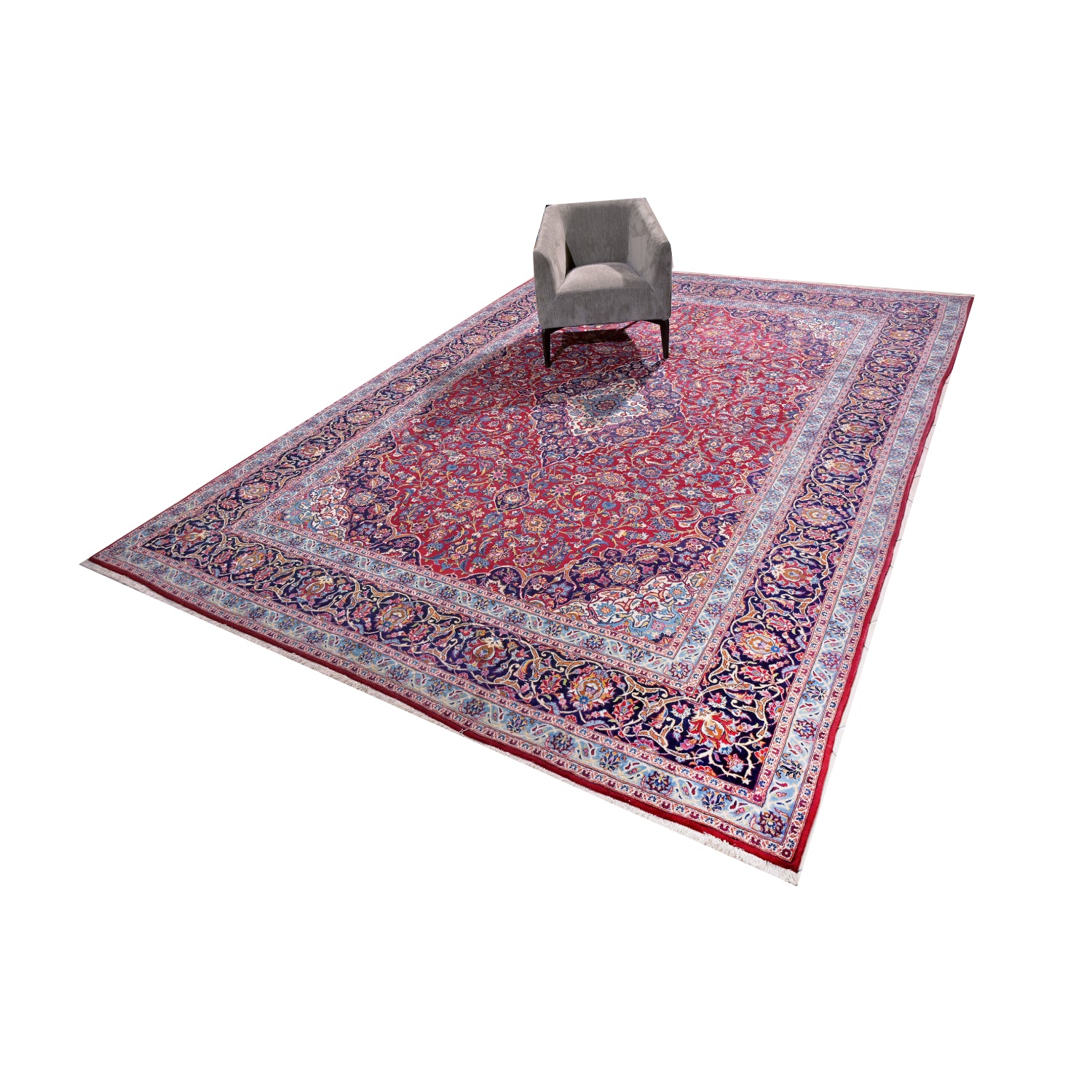 Tappeto Kashan 423 X 305 Cm