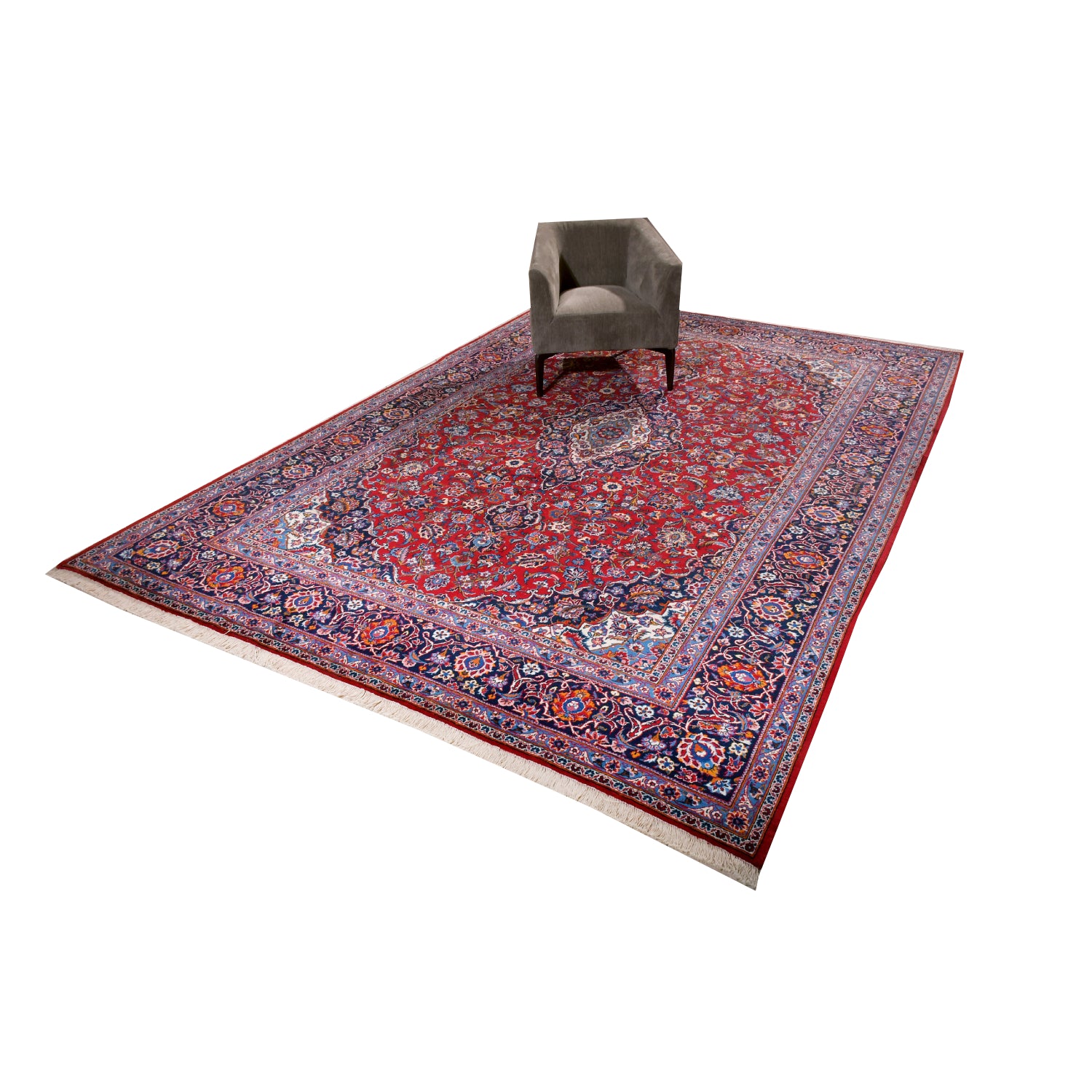 Tappeto Kashan 383 X 272 Cm