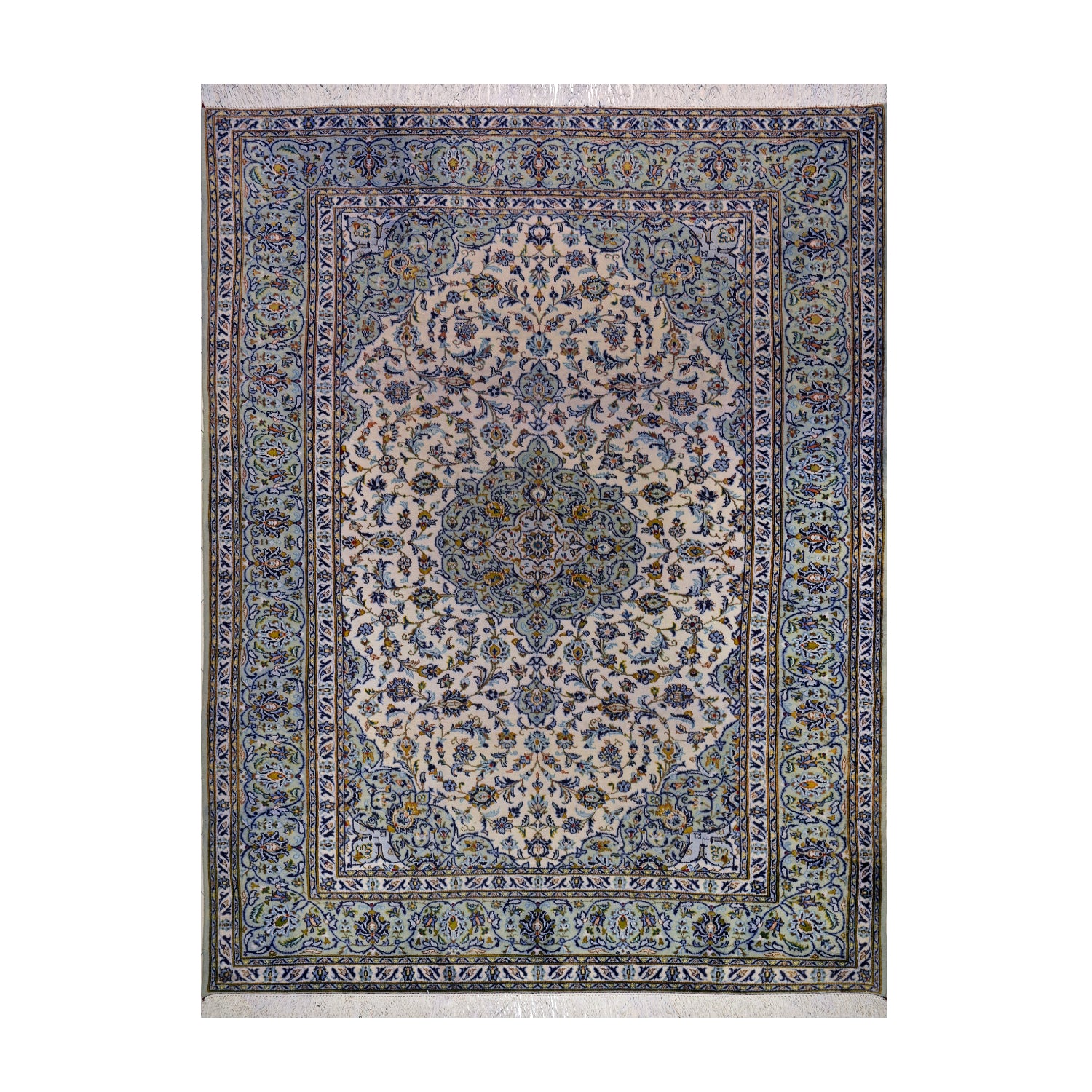 Tappeto Kashan 349 x 267 Cm Patina
