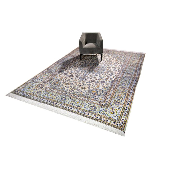 Tappeto Kashan 349 x 267 Cm Patina