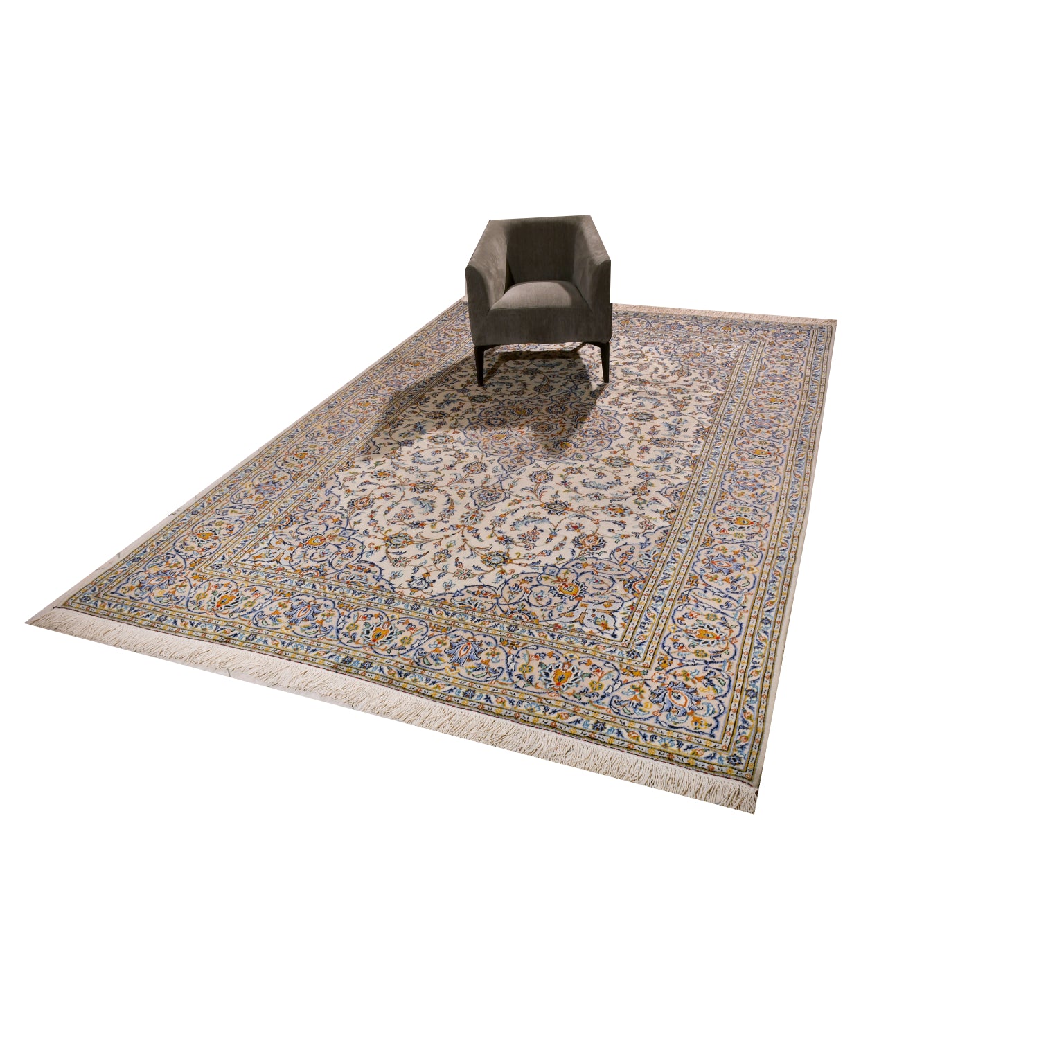 Tappeto Kashan 363 x 256 Cm