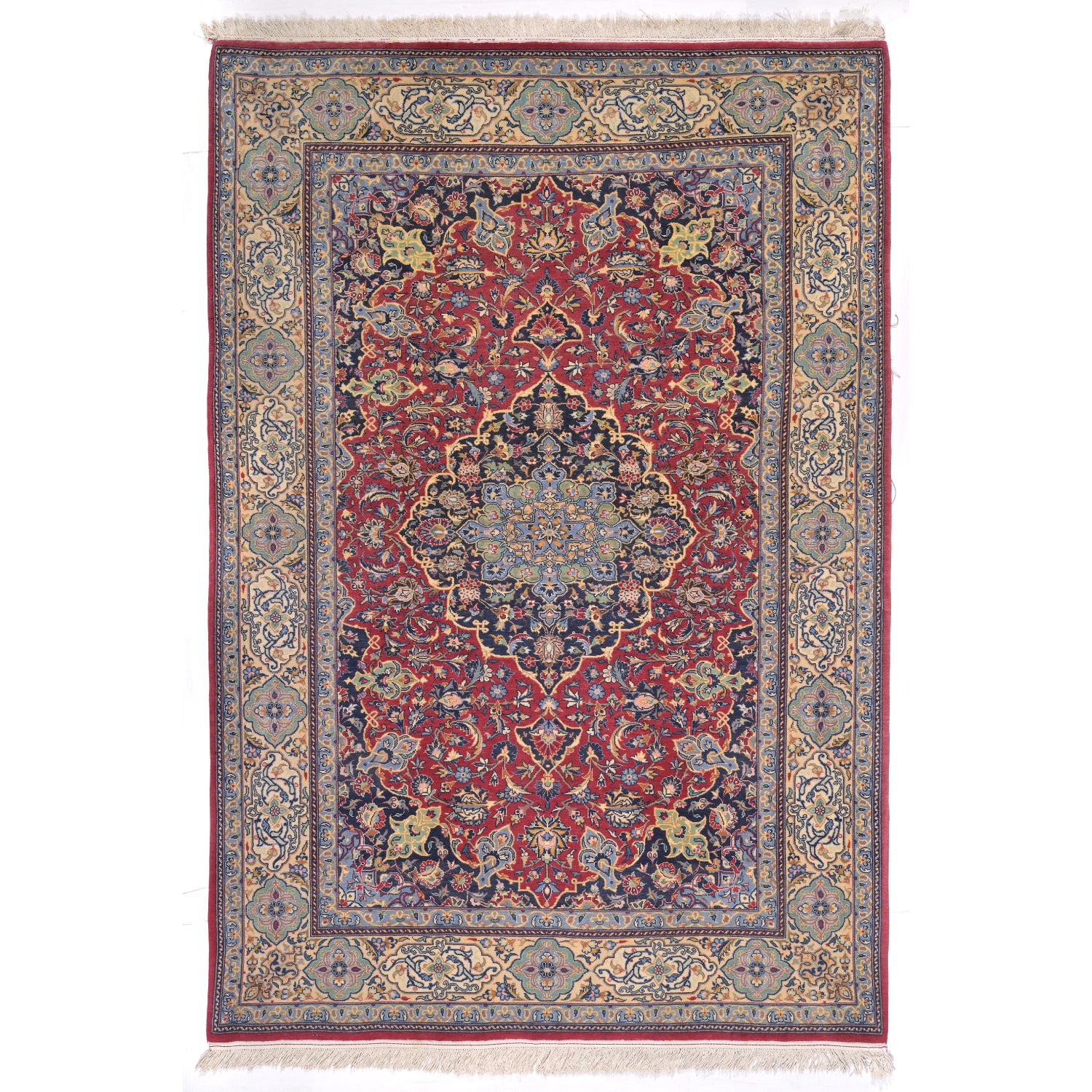 Tappeto Kashan 214 x 145 Cm