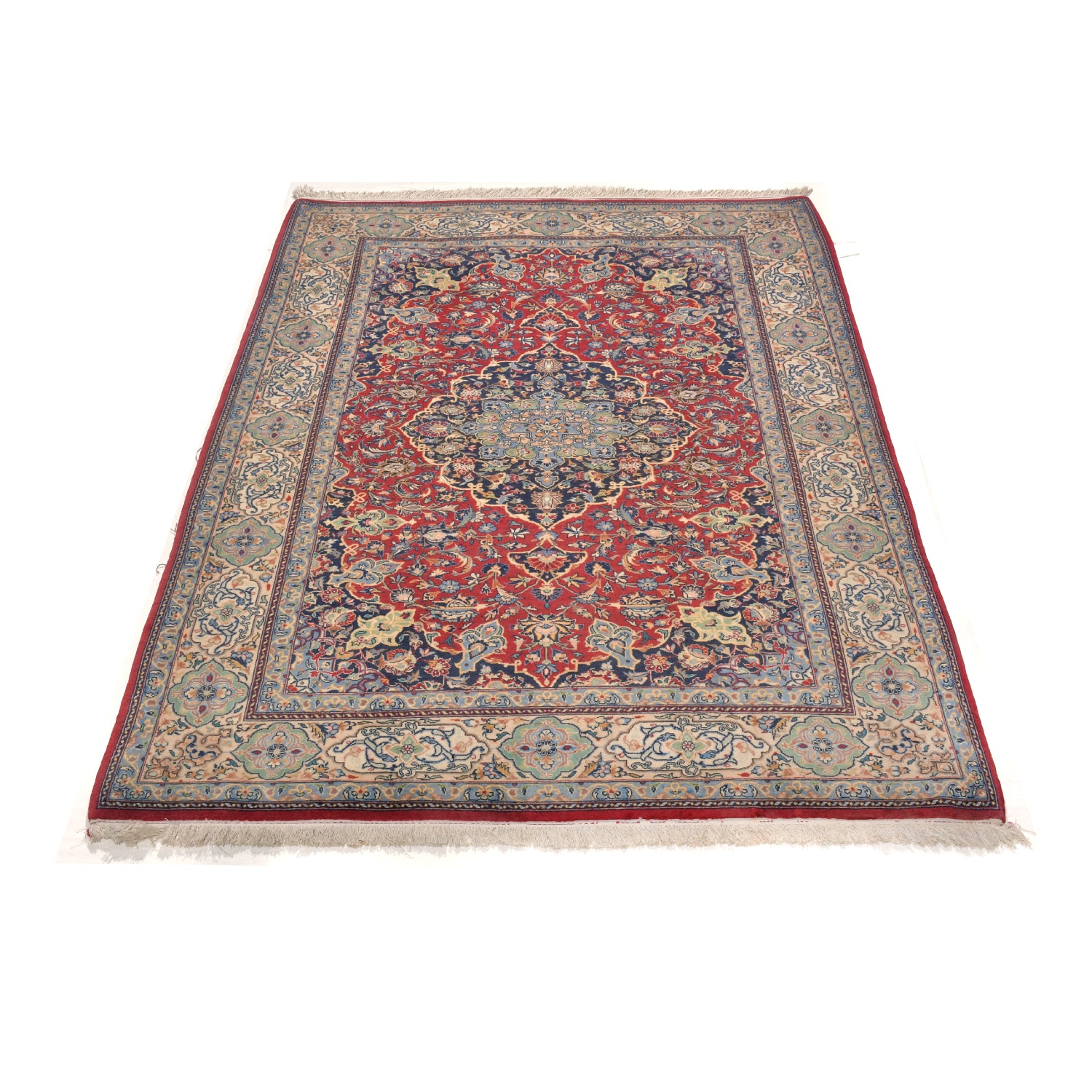 Tappeto Kashan 214 x 145 Cm