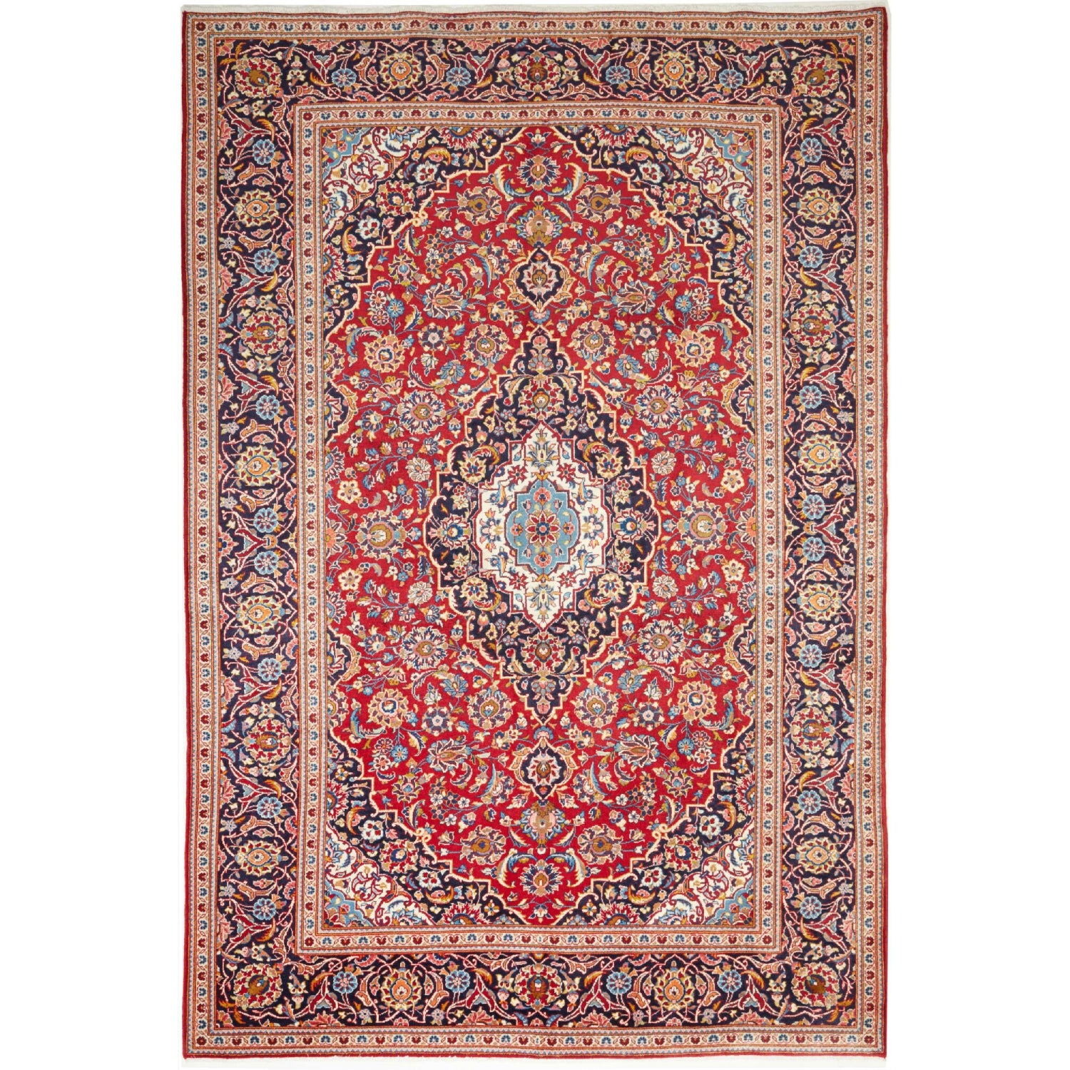 Tappeto Kashan 295 x 195 Cm