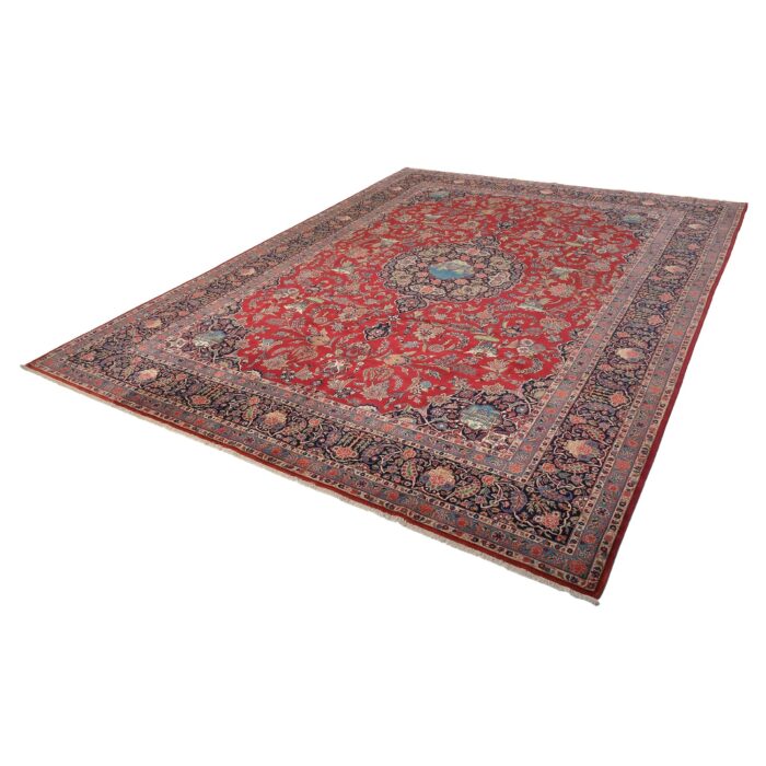 Tappeto Kashan Manchester Antico 410 x 302 Cm