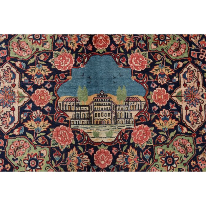 Tappeto Kashan Manchester Antico 410 x 302 Cm