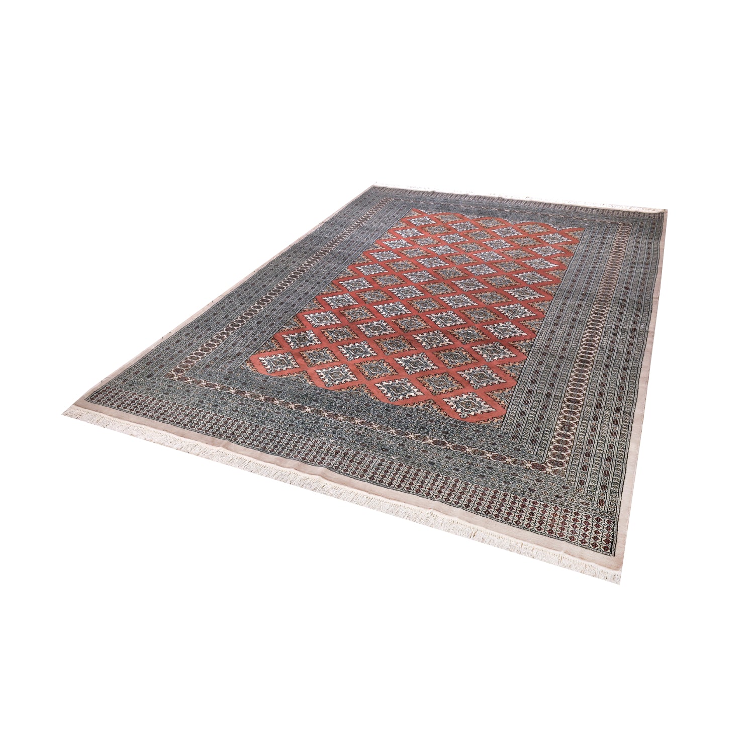 Tappeto Bukara Kashmir 354 X 247 Cm Patina