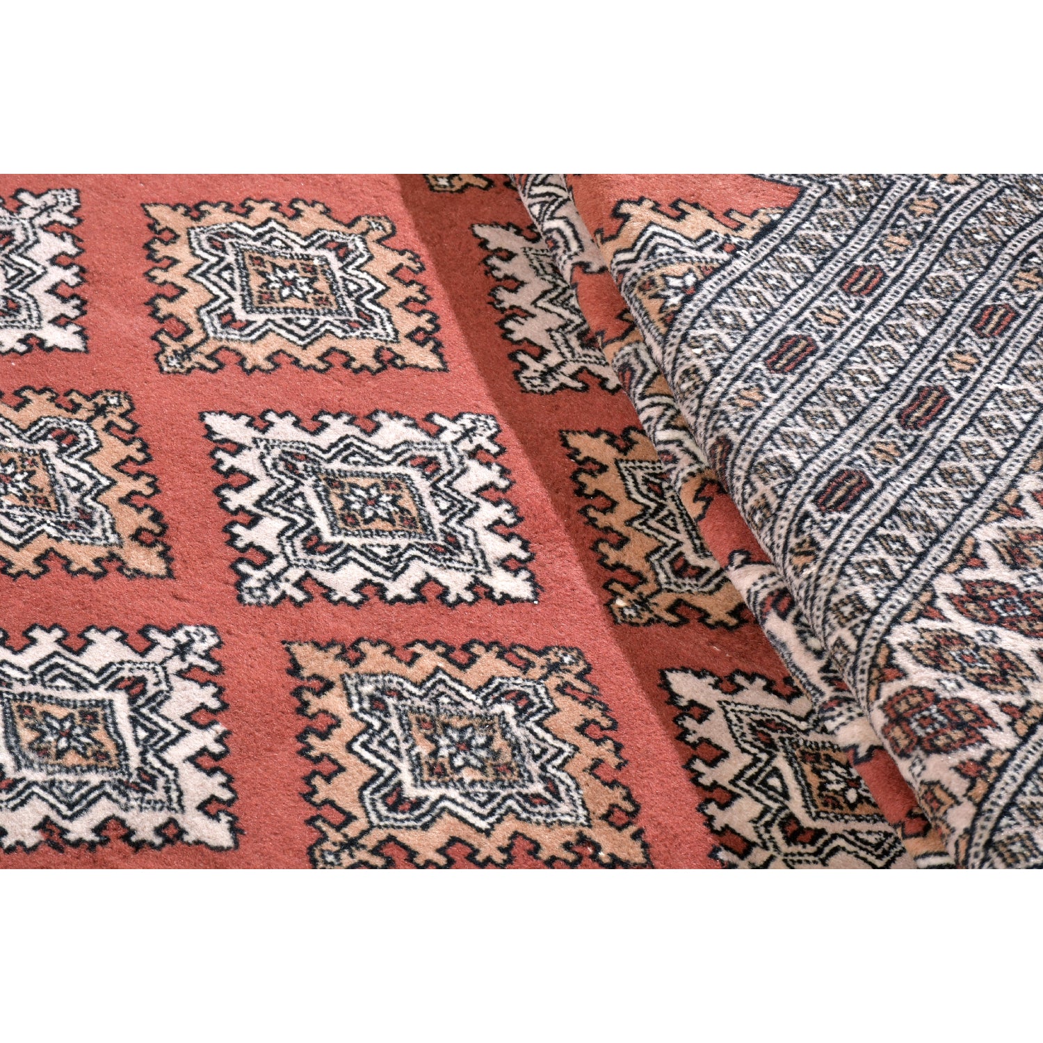 Tappeto Bukara Kashmir 354 X 247 Cm Patina