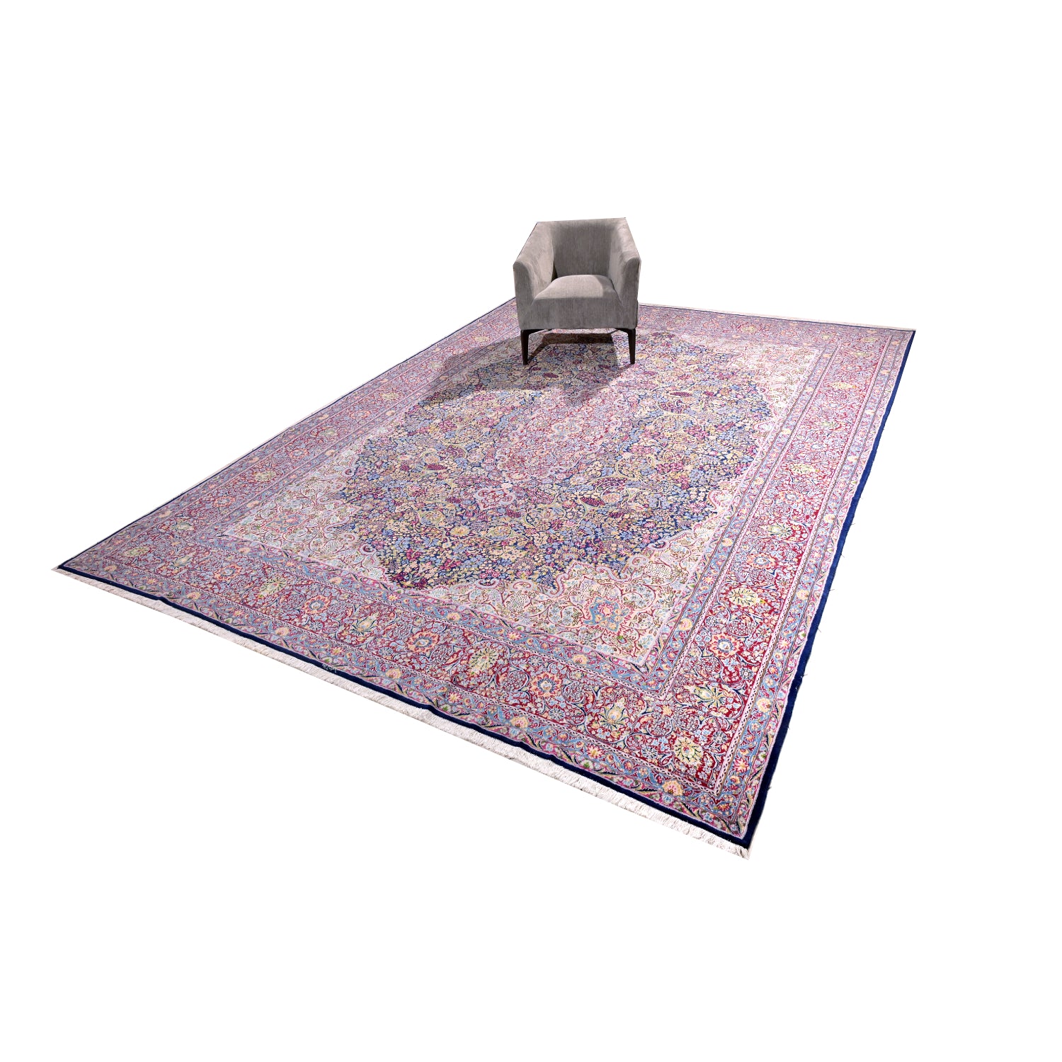 Tappeto Kerman ExtraFine 404 x 298 Cm