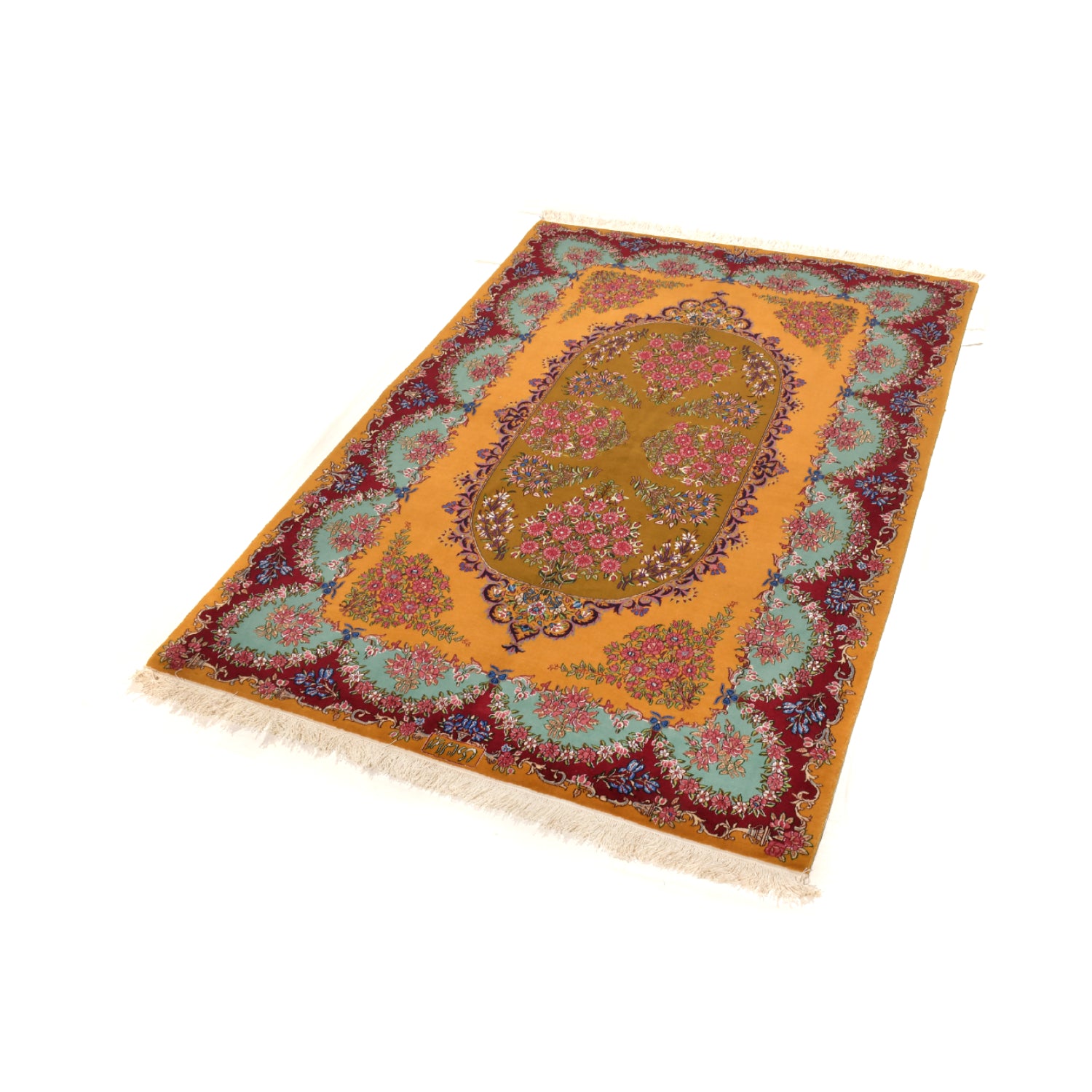 Tappeto Kerman ExtraFine 209 x 142 Cm Tappeto Kerman ExtraFine 209 x 142 Cm