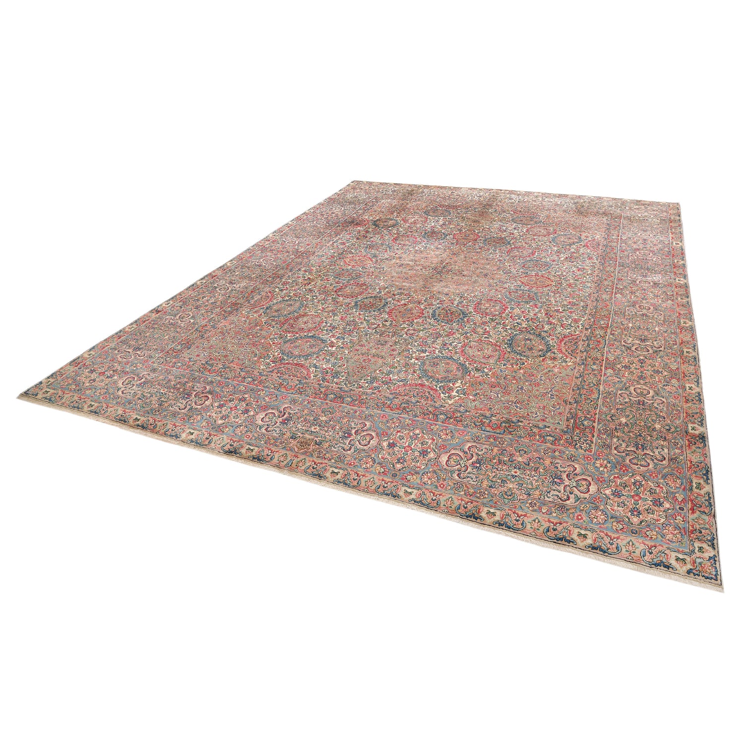 Tappeto Kerman Antico 444 x 350 Cm Tappeto Kerman Antico 444 x 350 Cm