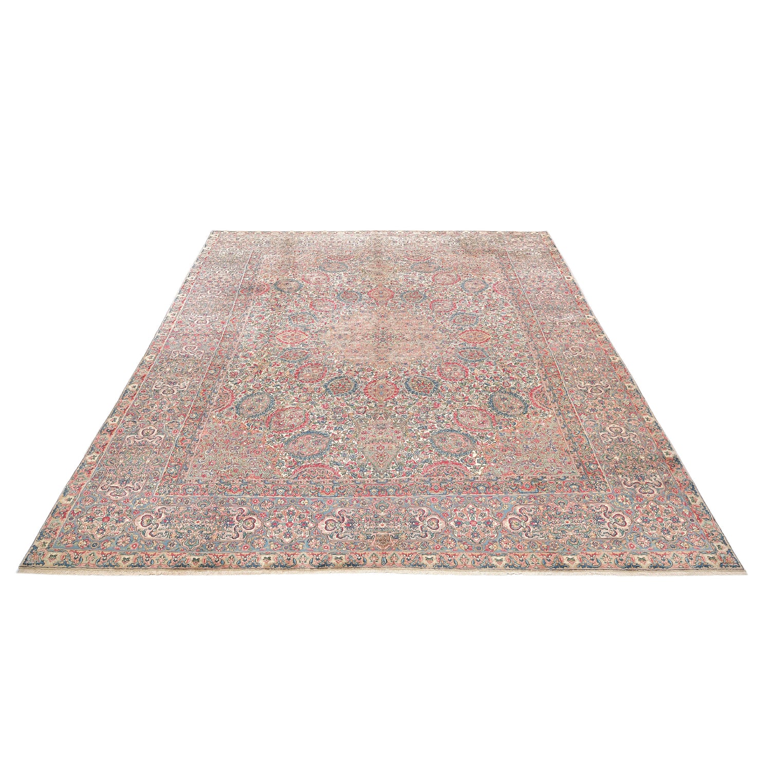 Tappeto Kerman Antico 444 x 350 Cm Tappeto Kerman Antico 444 x 350 Cm