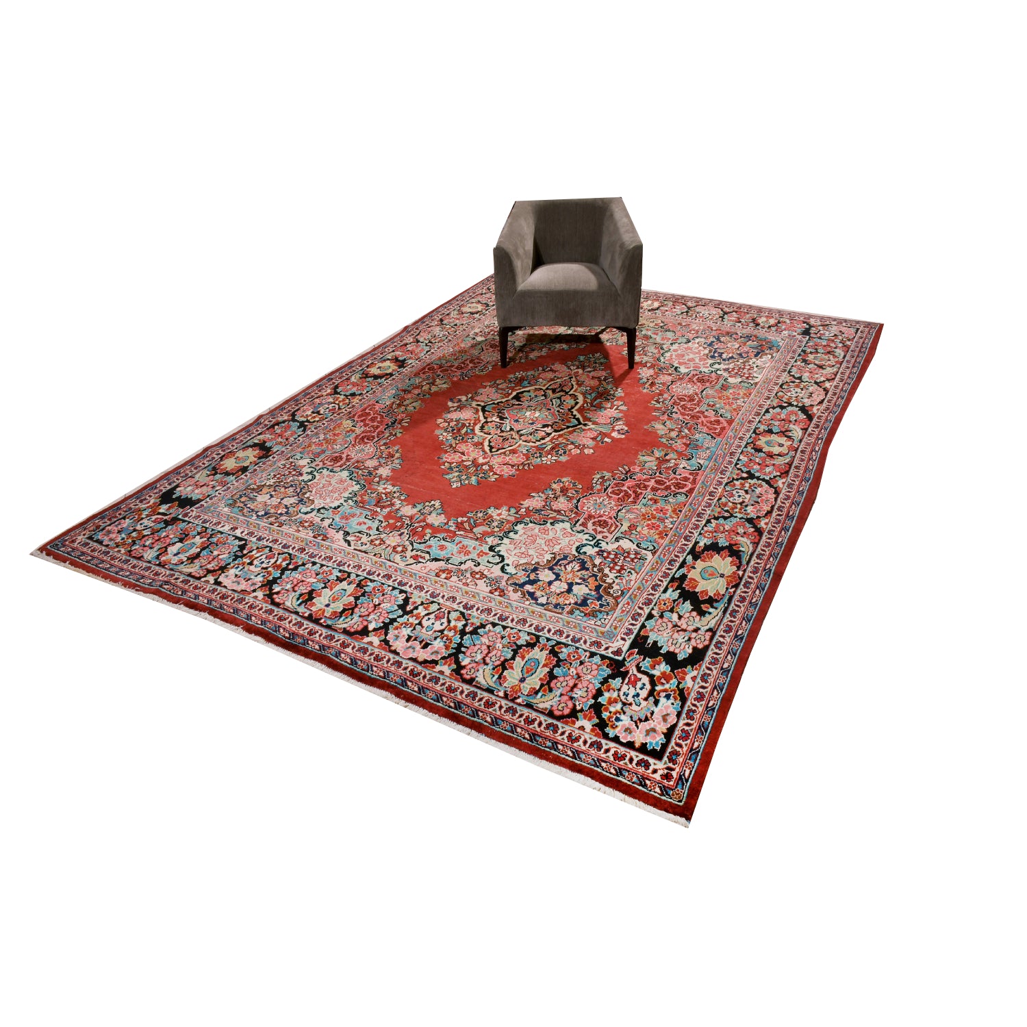 Tappeto Mahal Vecchio 364 X 259 cm