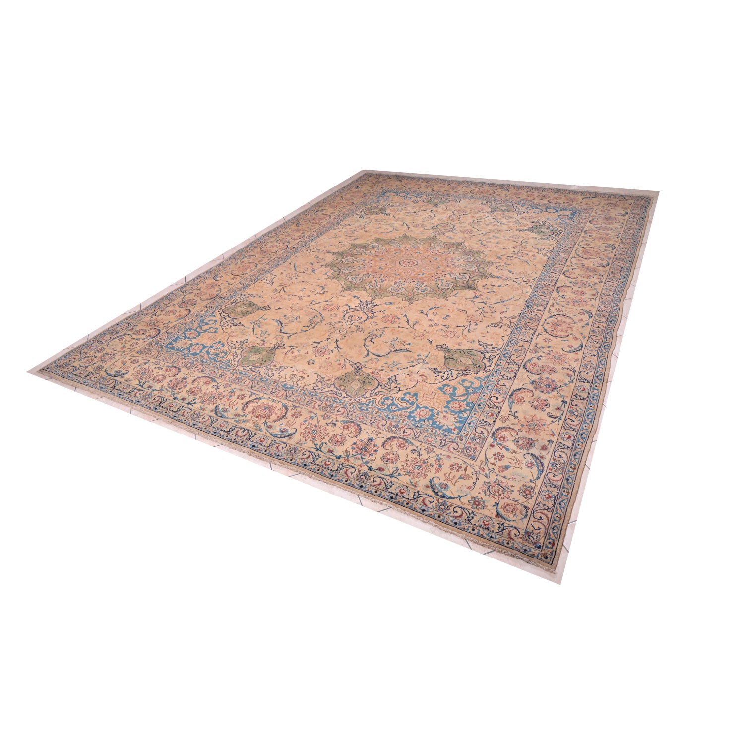 Tappeto Nain 9 Fili Vecchio 428 X 318 cm