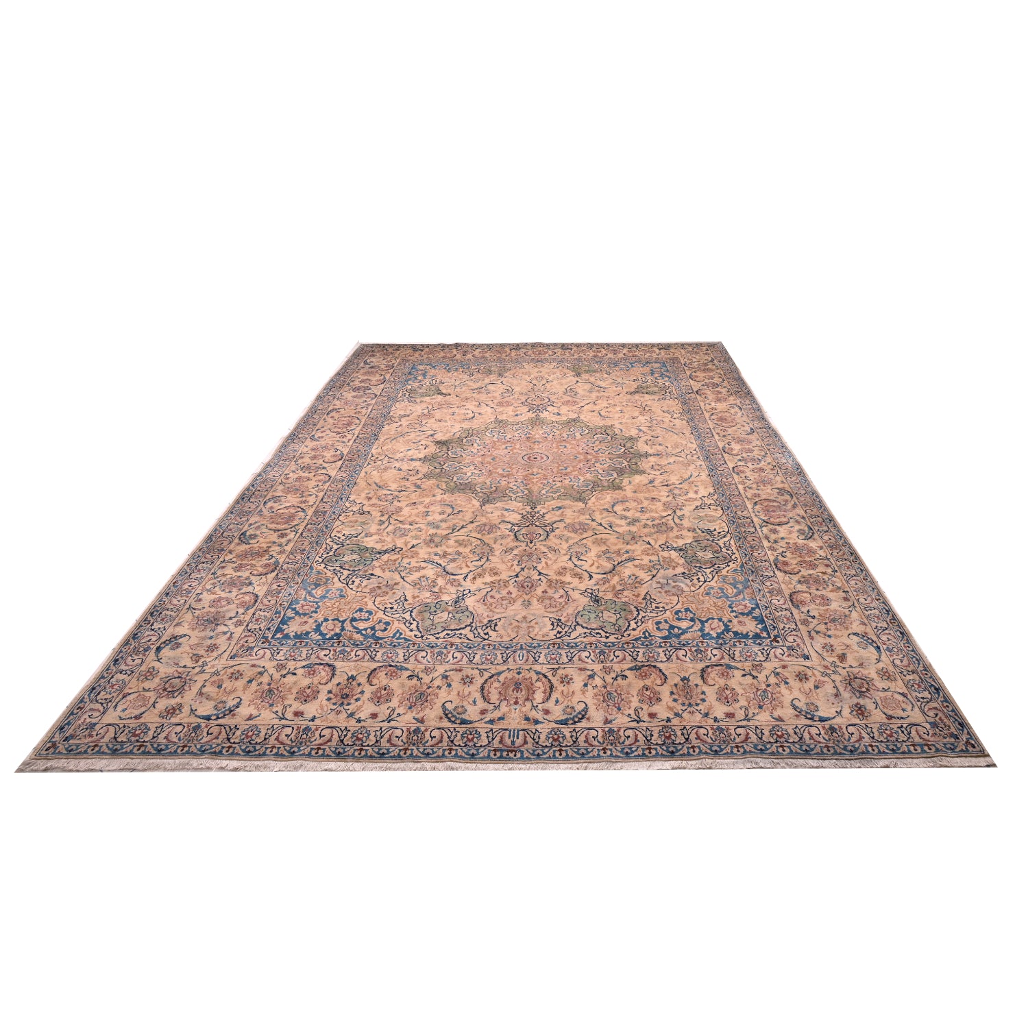 Tappeto Nain 9 Fili Vecchio 428 X 318 cm