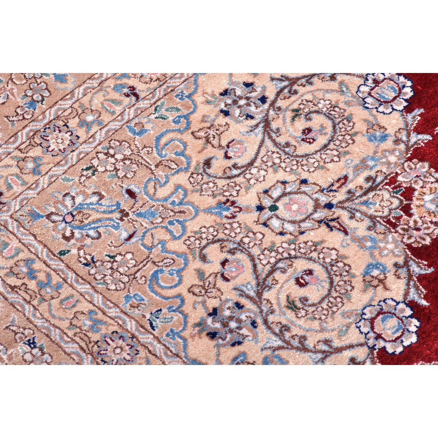 Tappeto Nain extrafine 4 fili seta 167 x 119 cm