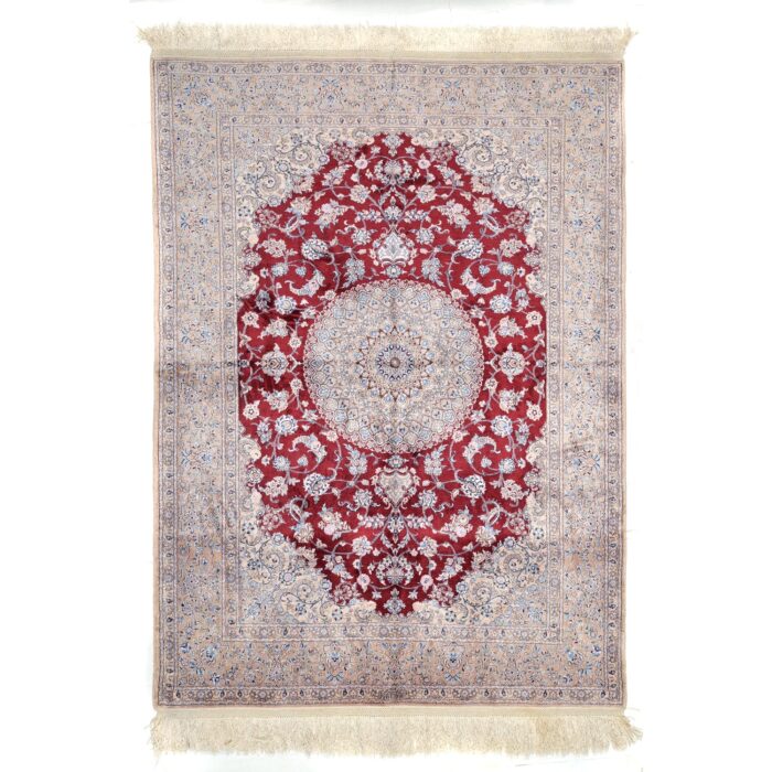Tappeto Nain extrafine 4 fili seta 167 x 119 cm