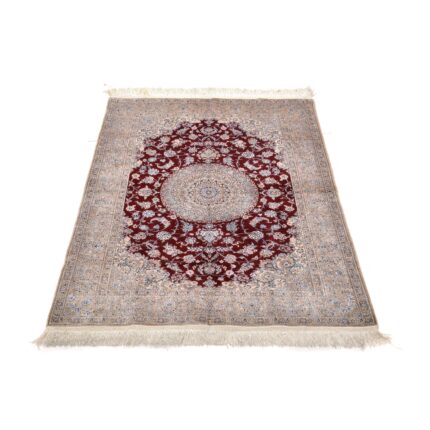 Tappeto Nain extrafine 4 fili seta 167 x 119 cm