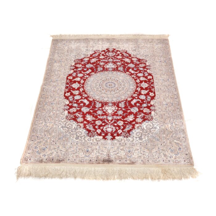 Tappeto Nain extrafine 4 fili seta 167 x 119 cm
