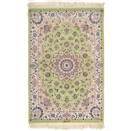 Tappeto Nain extrafine 4 fili trama seta 175 x 114 cm