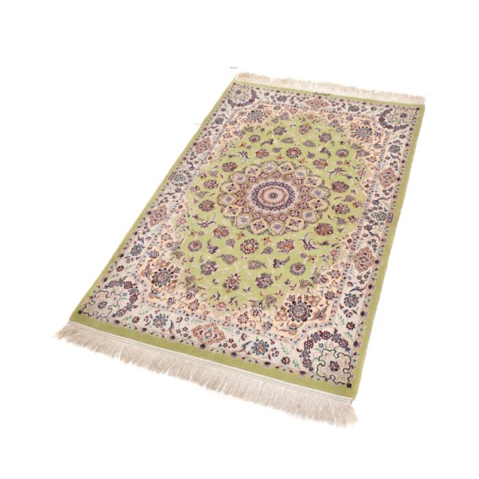 Tappeto Nain extrafine 4 fili trama seta 175 x 114 cm