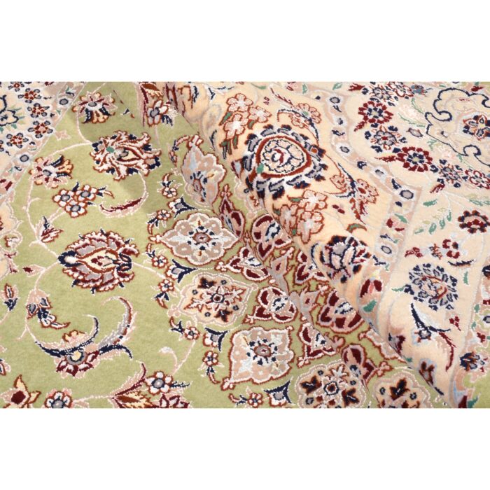 Tappeto Nain extrafine 4 fili trama seta 175 x 114 cm