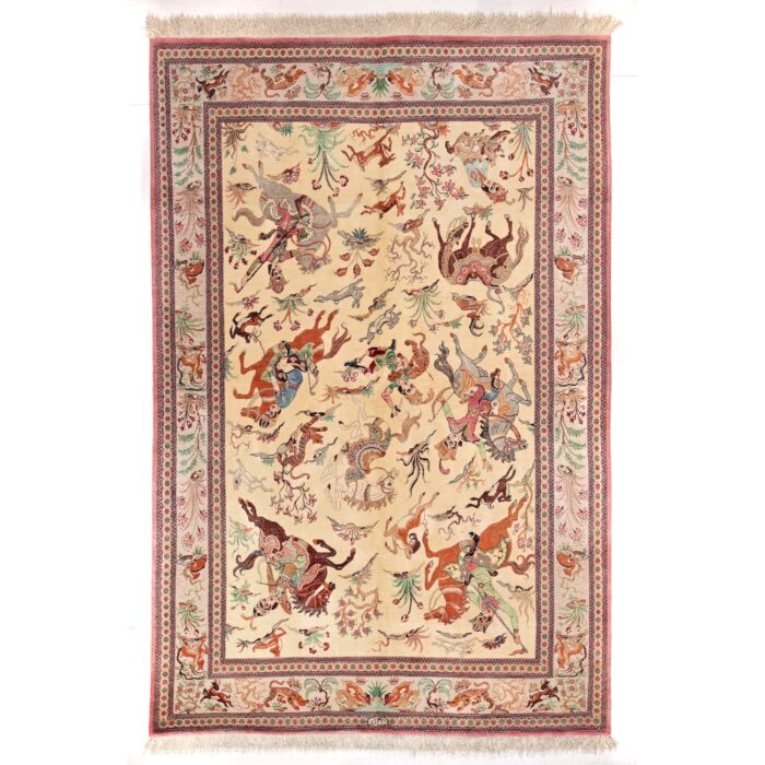 Tappeto Qum Seta 211 X 136 cm