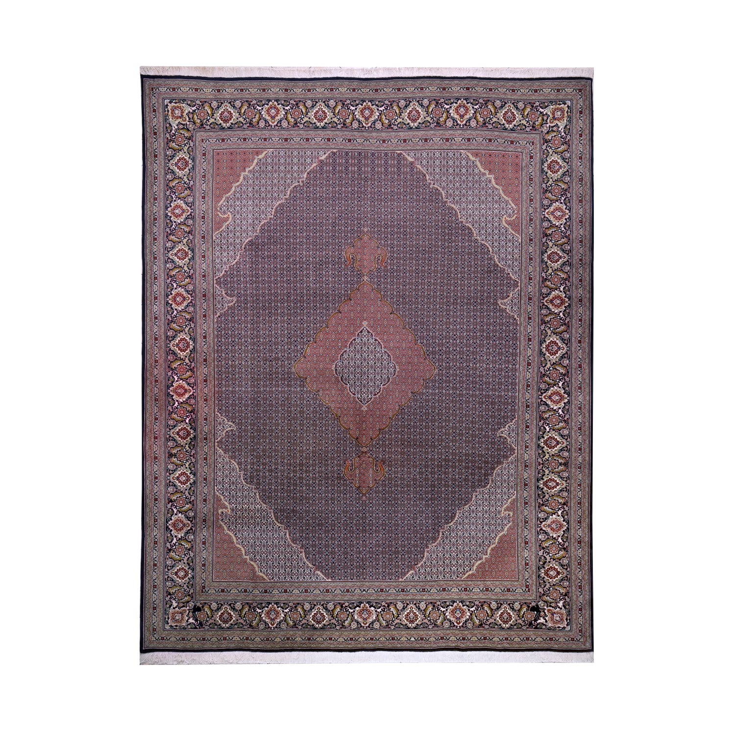 Tappeto Tabriz 50 Disegno Mahi 386 x 303 Cm