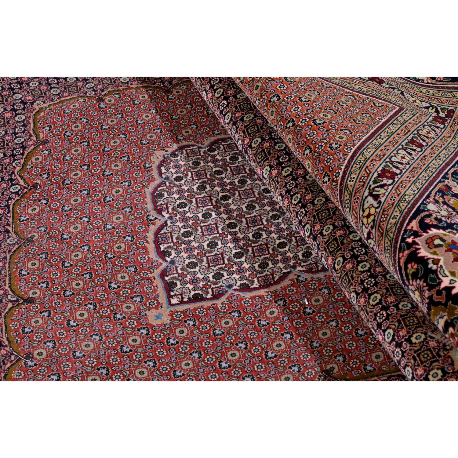 Tappeto Tabriz 50 Disegno Mahi 386 x 303 Cm