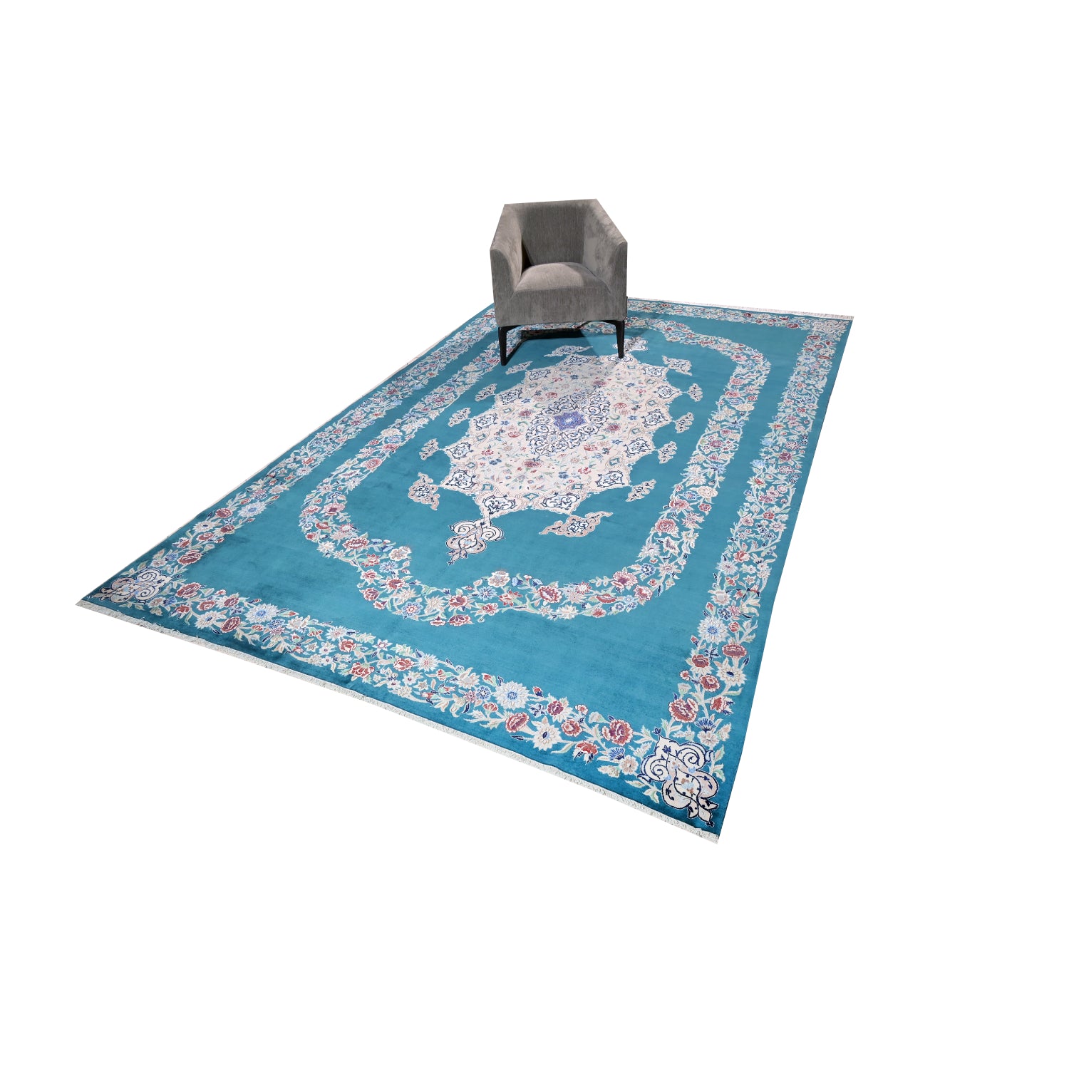 Tappeto Tabriz 50 Raj 370 X 234 cm Tappeto Tabriz 50 Raj 370 X 234 cm