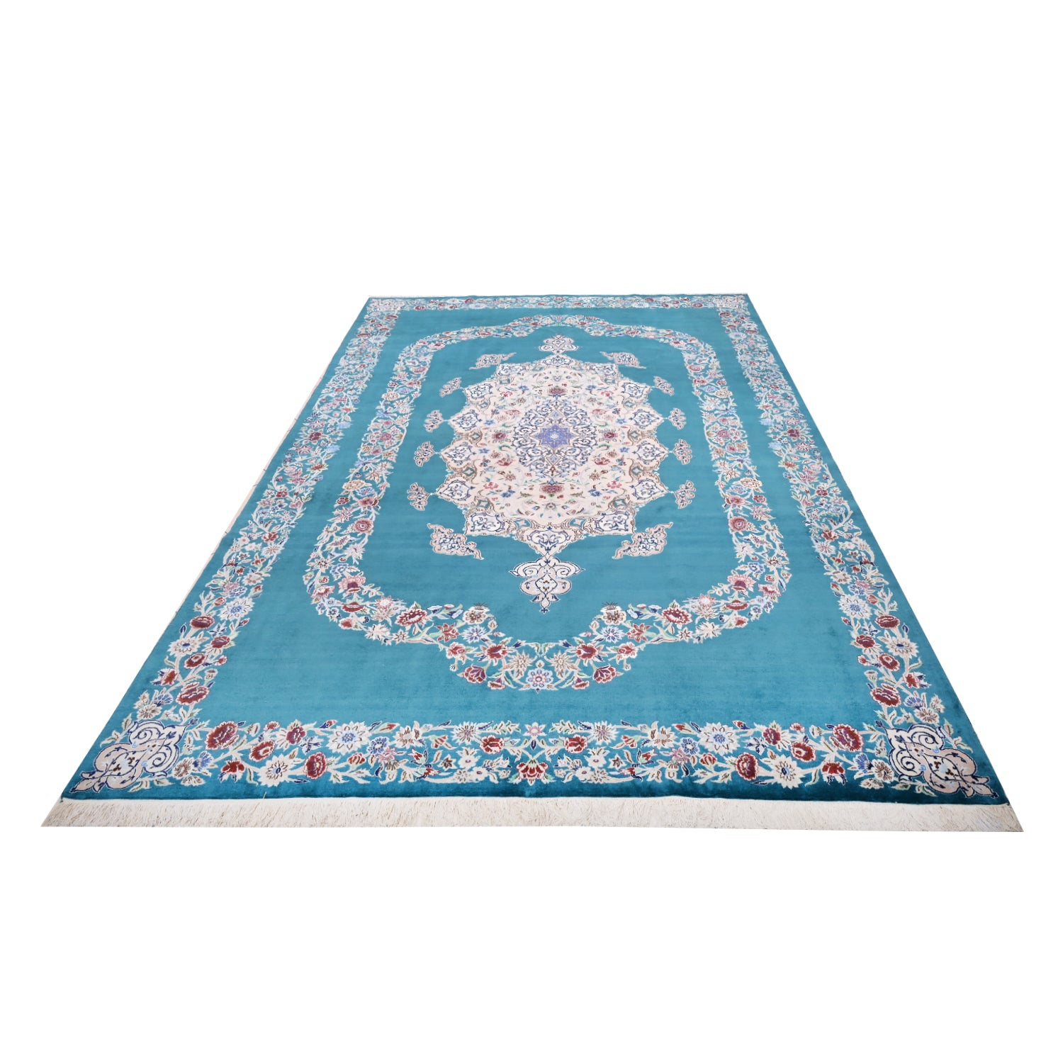 Tappeto Tabriz 50 Raj 379 X 235 cm