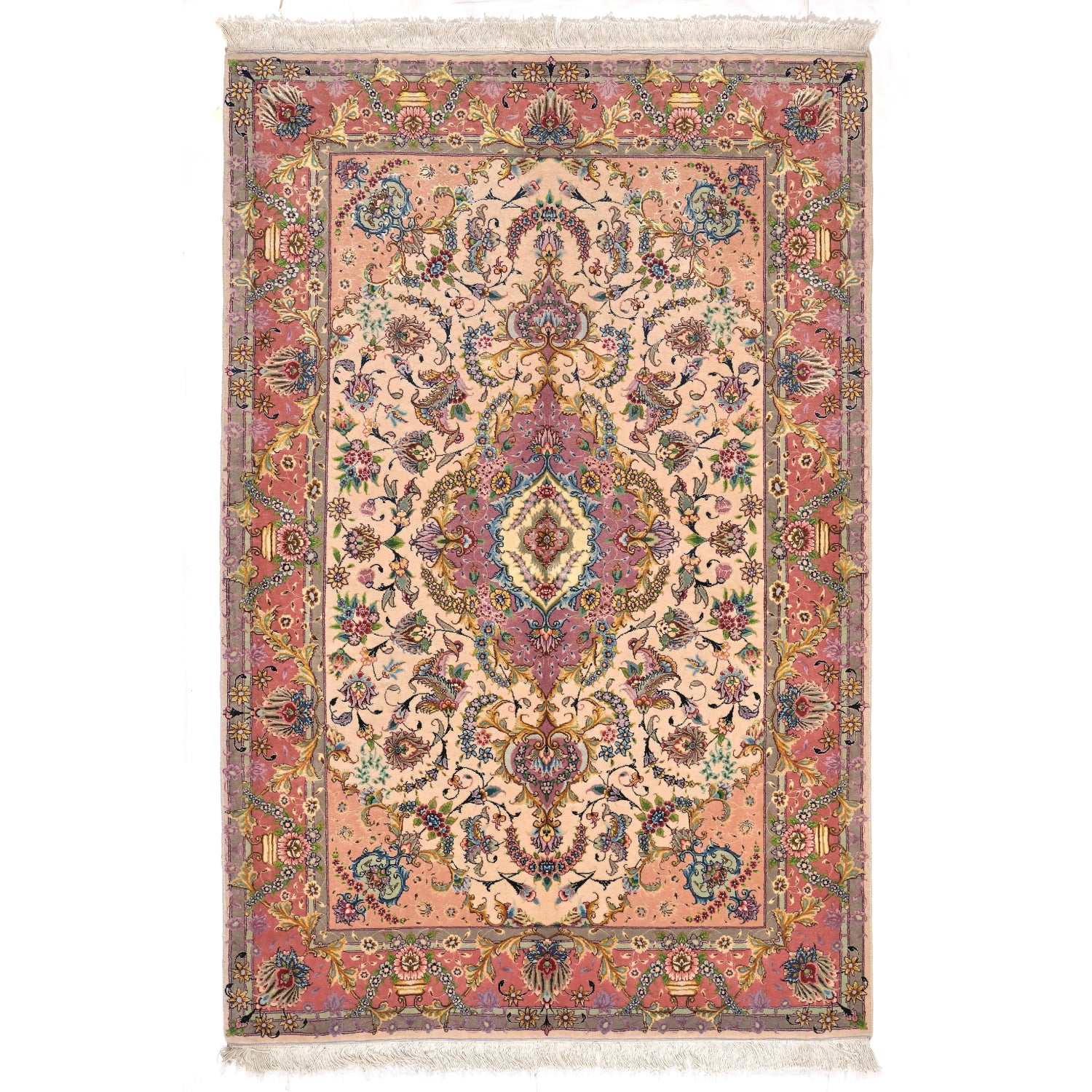 Tappeto Tabriz 70 Raj 154 X 100 cm