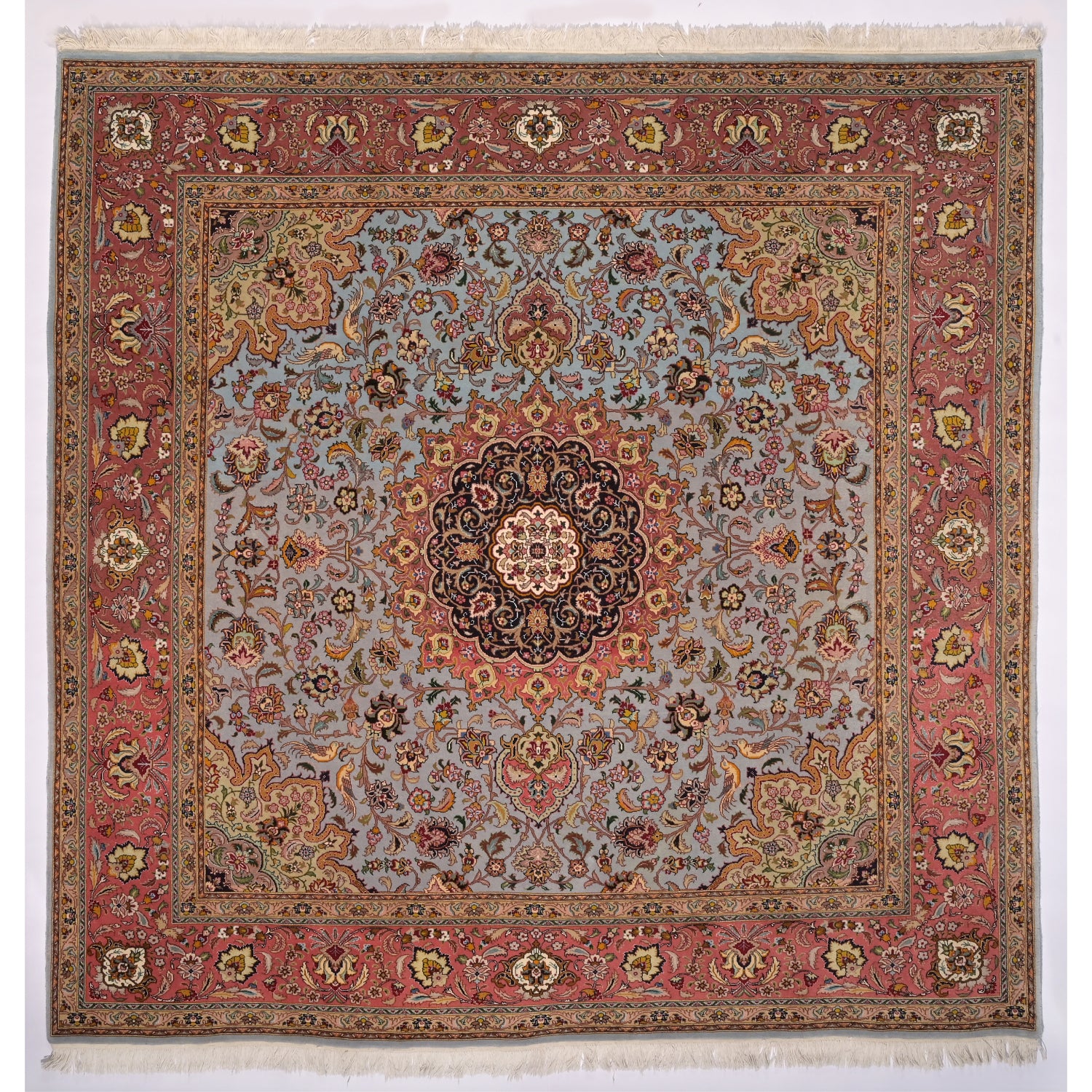 Tappeto Tabriz 50 Raj 205 X 205 cm Patina