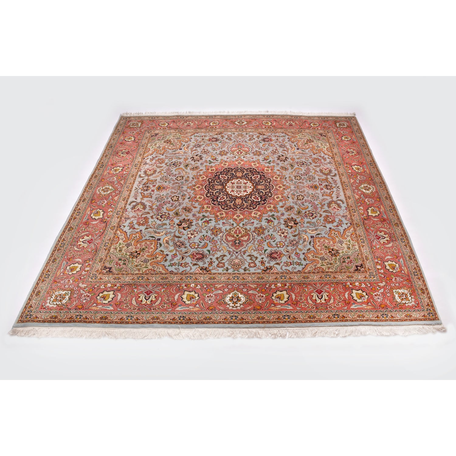 Tappeto Tabriz 50 Raj 205 X 205 cm Patina Tappeto Tabriz 50 Raj 205 X 205 cm Patina