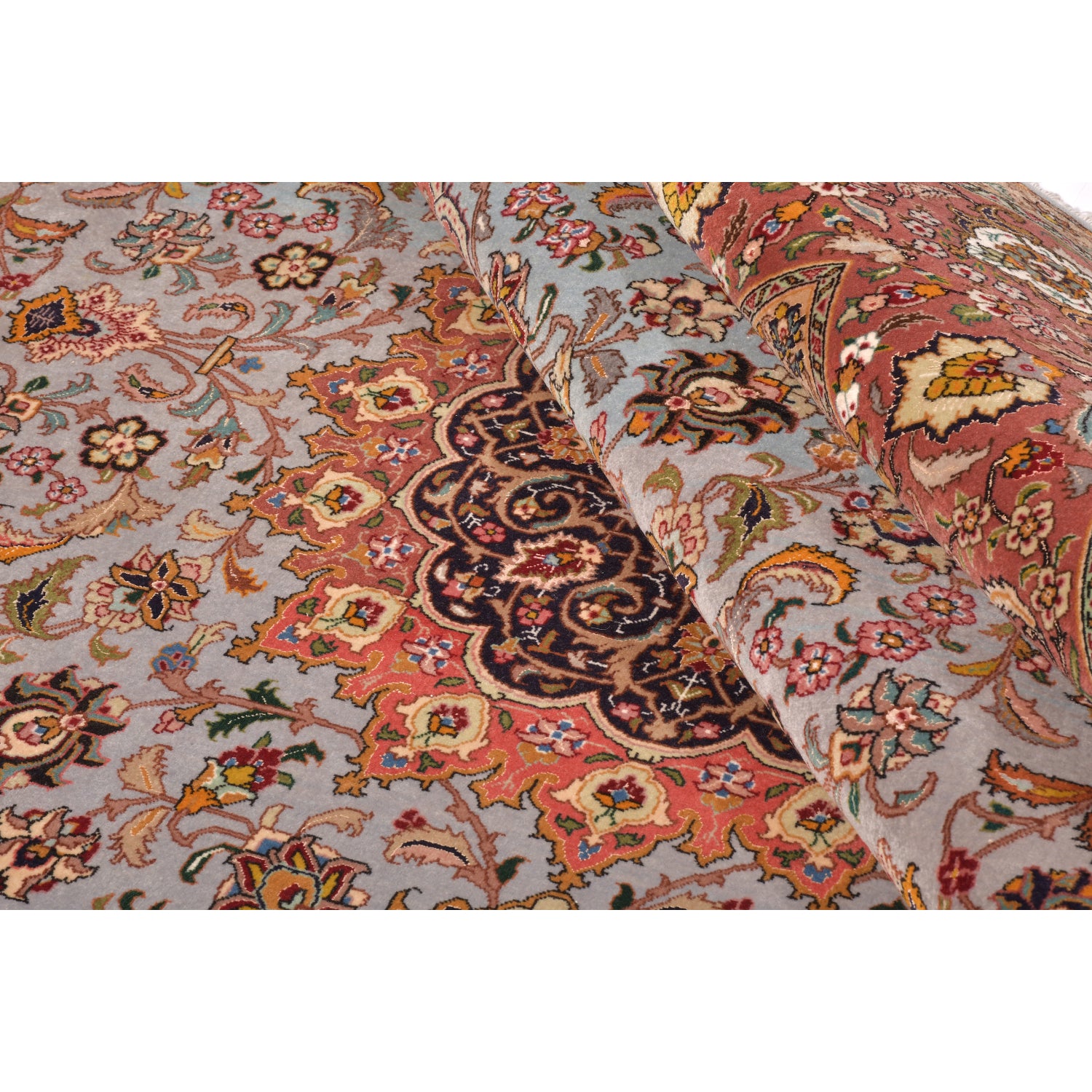 Tappeto Tabriz 50 Raj 205 X 205 cm Patina Tappeto Tabriz 50 Raj 205 X 205 cm Patina