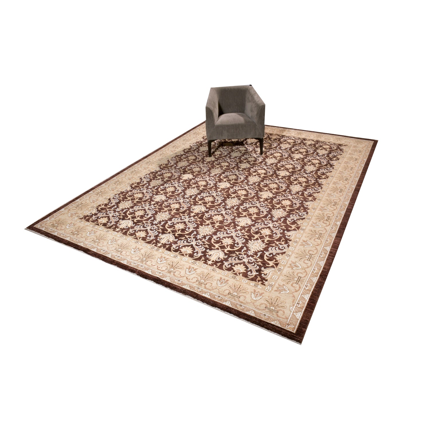 Tappeto Zigler Ferahan Extra Fine 361 X 273 Cm