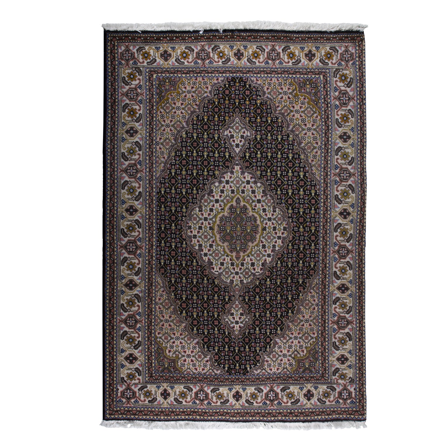 Tappeto Tabriz 40 Raj Disegno Mahi 153 x 102 cm