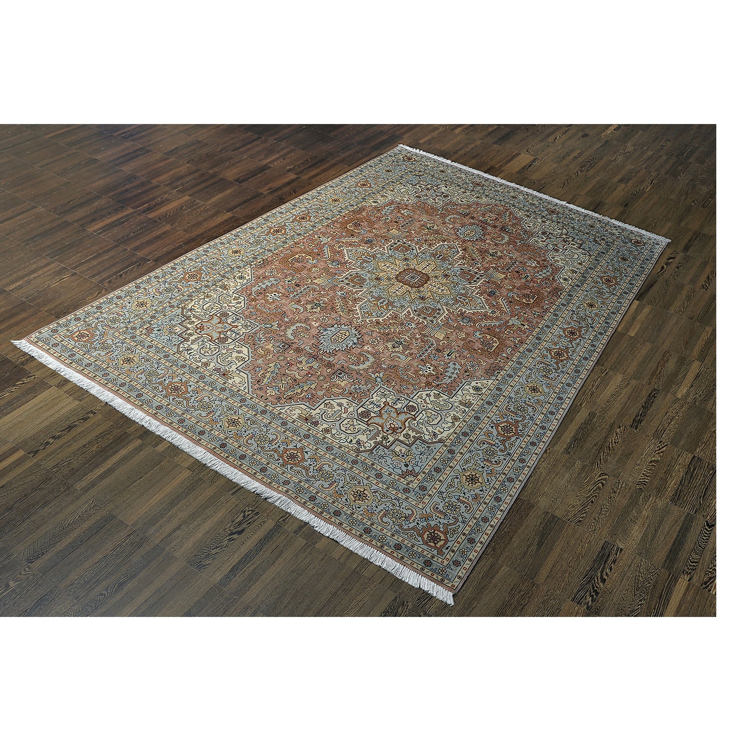 Tappeto Tabriz 50 Raj Disegno Heriz 302 x 200 cm