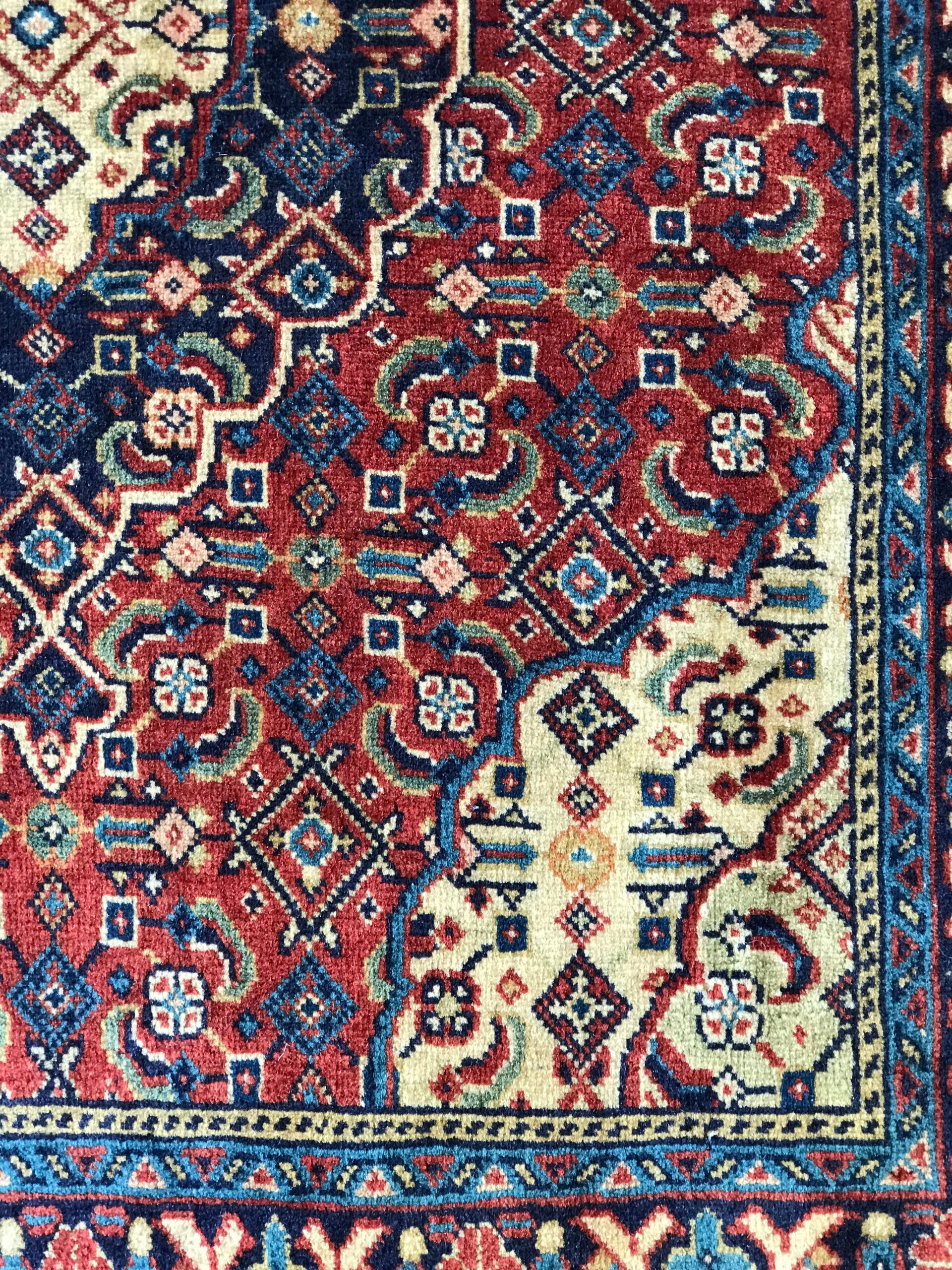 Tappeto Bijar 80 x 63 cm